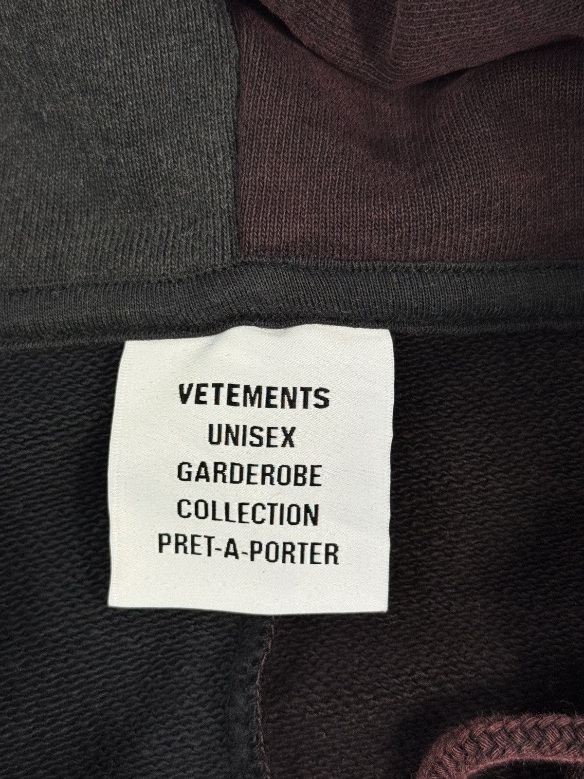 Vetements x CRADLE OF FILTH OVERSIZED PANELLED ZIP HOODIE Size US XL / EU 56 / 4 - 6 Thumbnail