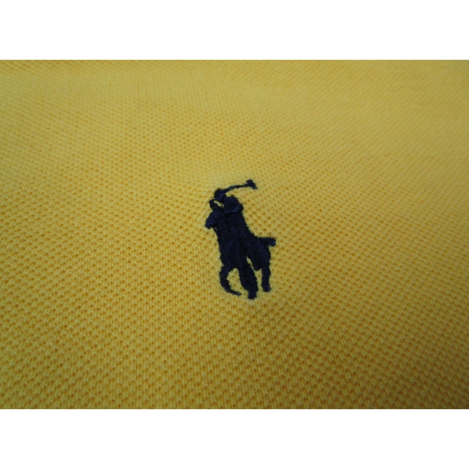 Polo Ralph Lauren Vintage Polo Ralph Lauren shirt Mens Large Yellow Polo Long Sleeve Blue Pony Size US L / EU 52-54 / 3 - 3 Thumbnail