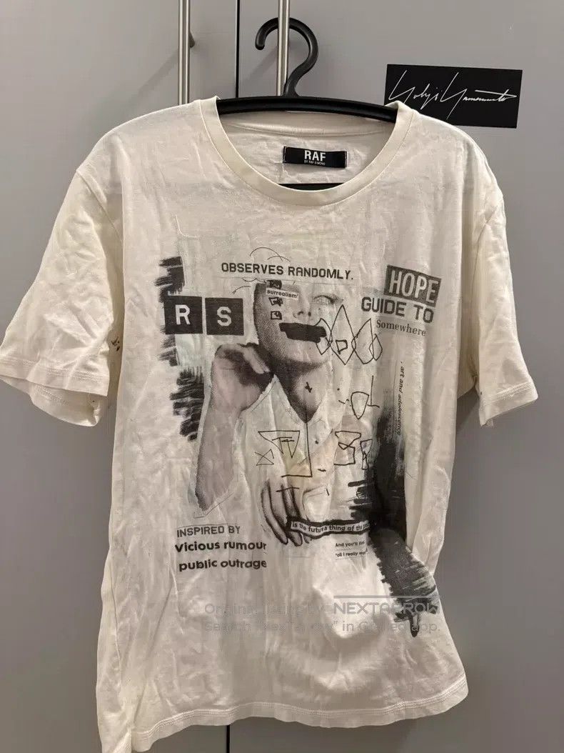 Raf Simons Raf Simons Punk portrait print illustration slim T-shirt Size US M / EU 48-50 / 2 - 1 Thumbnail