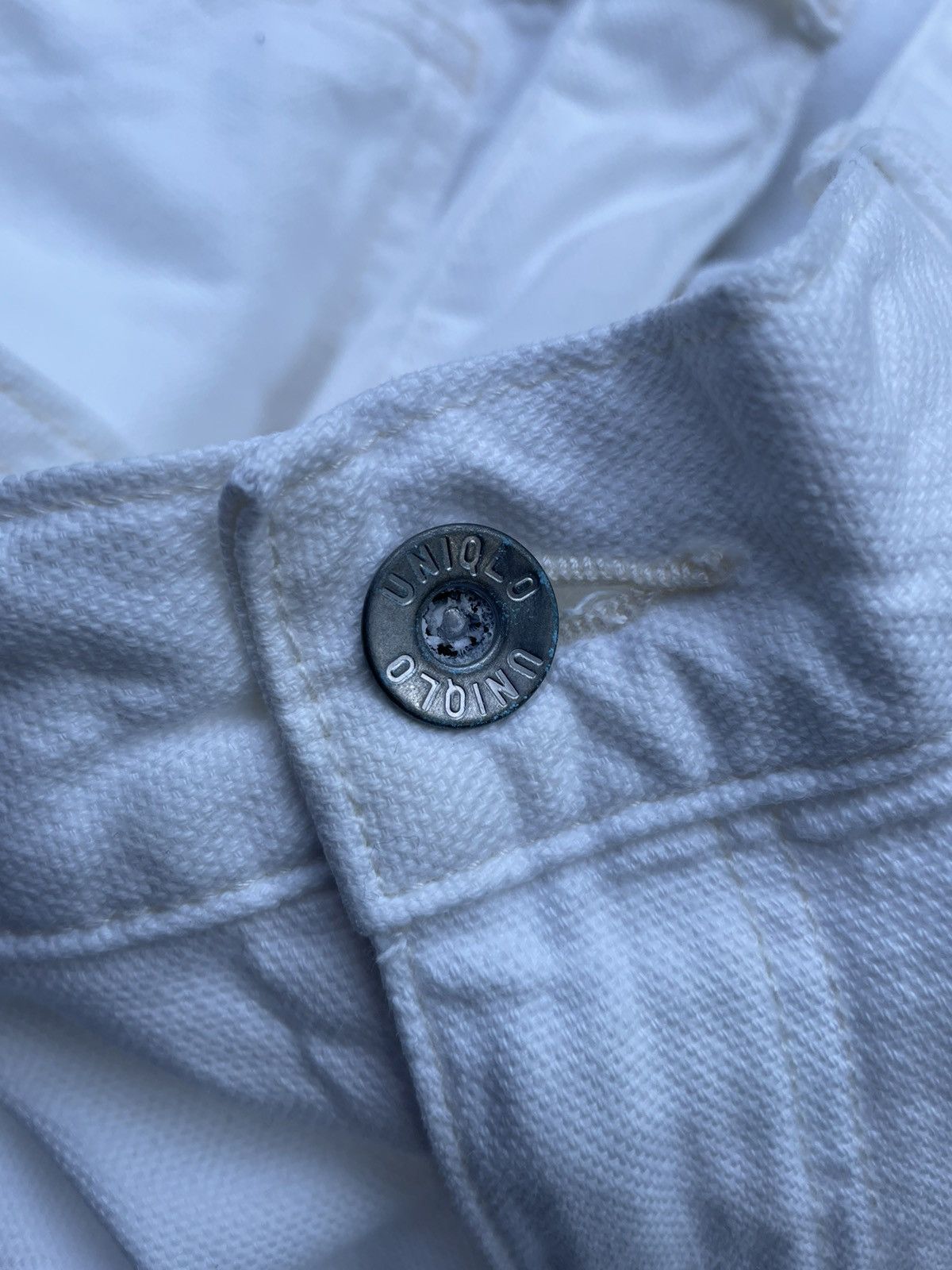 Japanese Brand Uniqlo White Carpenter Denim Size US 40 / EU 56 - 17 Thumbnail