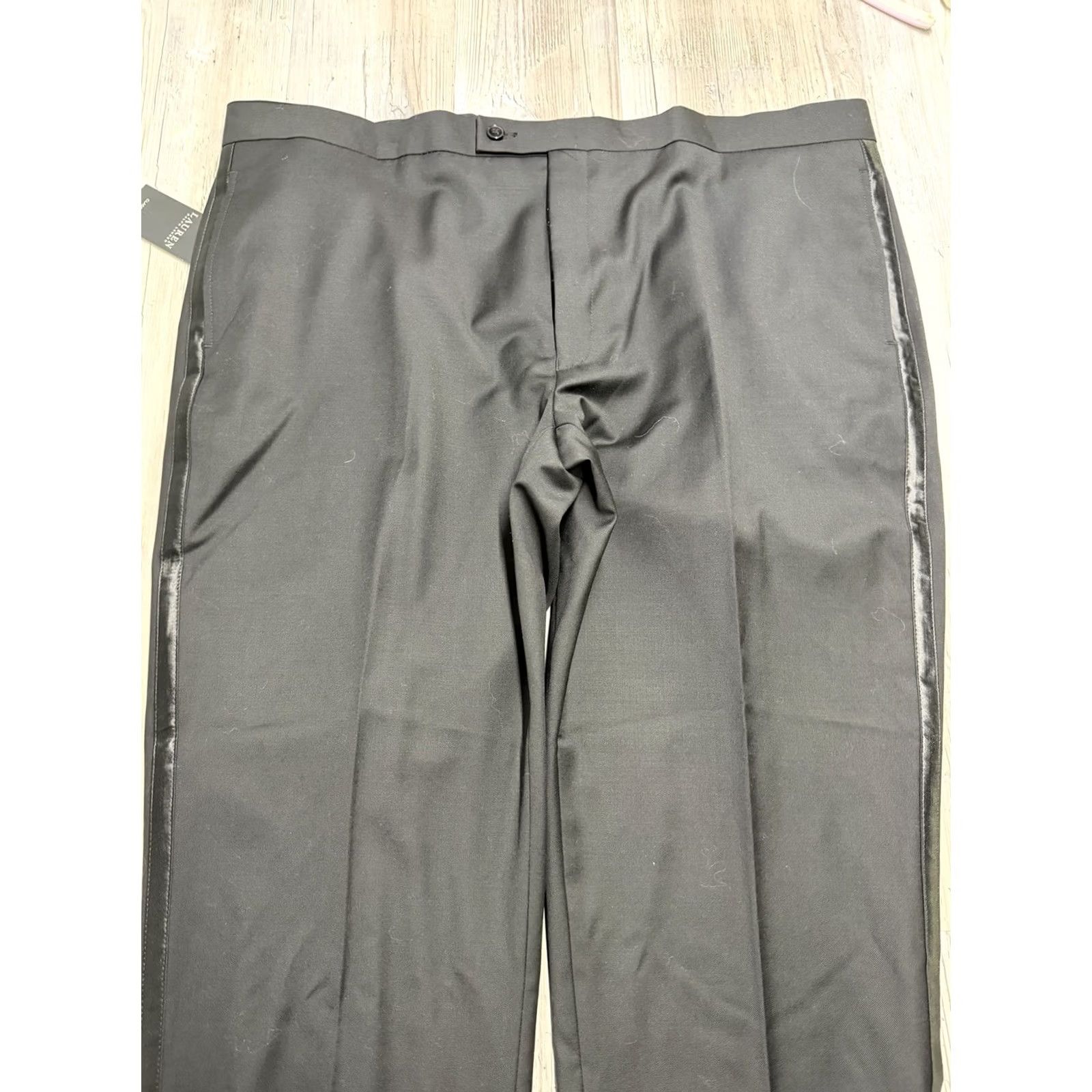 Ralph Lauren Lauren Ralph Lauren Classic Fit Suit Trousers Black Mens Size 44x32 NWT Size US 44 / EU 60 - 5 Thumbnail