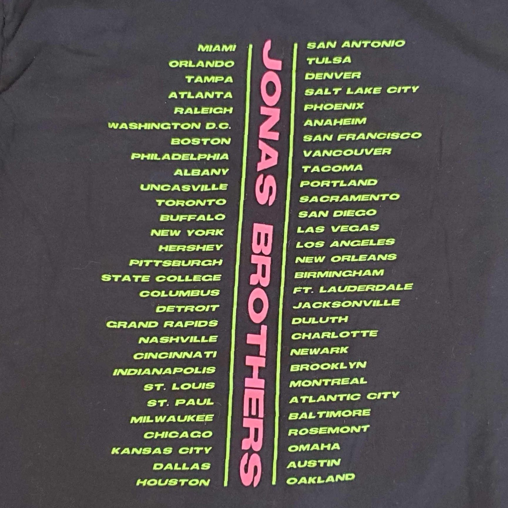 Vintage Jonas Brothers Happiness Begins Concert Shirt L Black Band Tee Mens Size US L / EU 52-54 / 3 - 3 Thumbnail