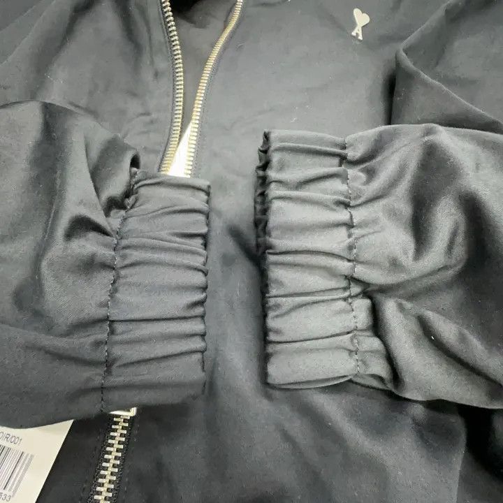 AMI AMIPARIS Black Long Sleeve Jacket with Embroidery -2507 Size US L / EU 52-54 / 3 - 5 Thumbnail