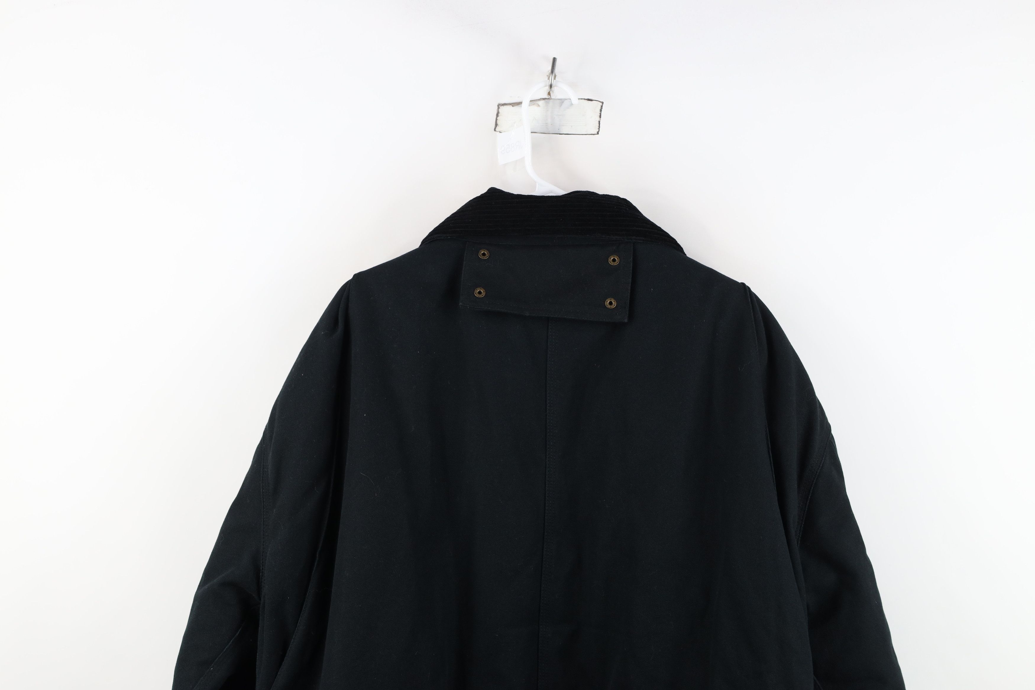 Vintage Vintage Y2K Streetwear Canvas Chore Barn Jacket Black Size US XXL / EU 58 / 5 - 16 Thumbnail