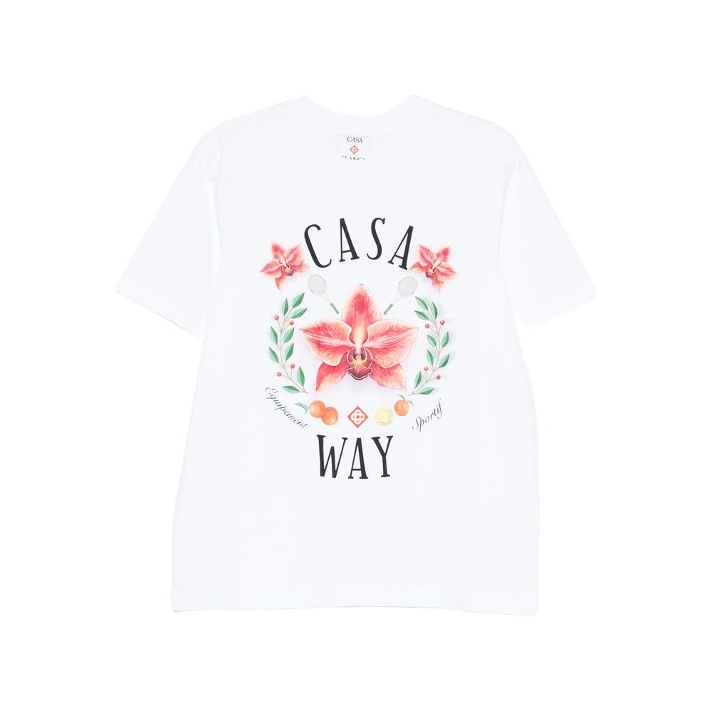 Casablanca WHITE T-Shirts & Vests - T-Shirts