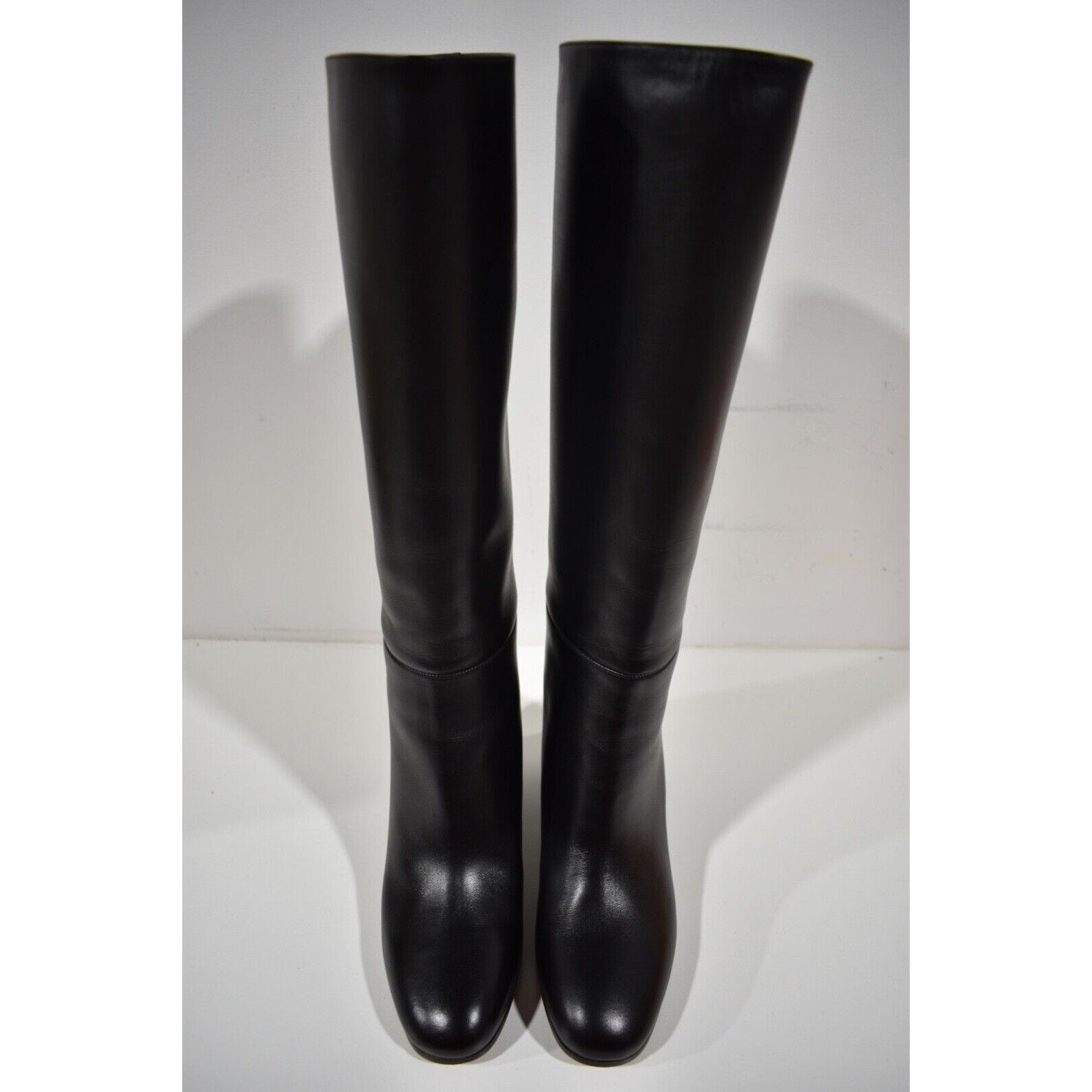 Hermes Hermes New Jersey Black Calfskin Leather Knee High Block Size US 9 / IT 39 - 6 Thumbnail