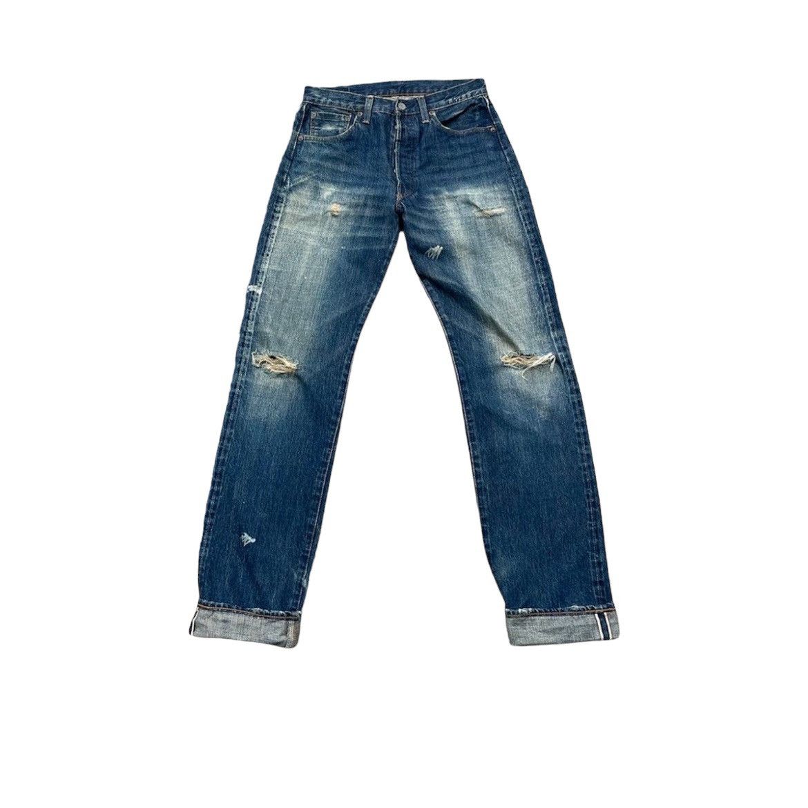 Vintage Levis 99 50s XX E Selvedge Aging Distressed