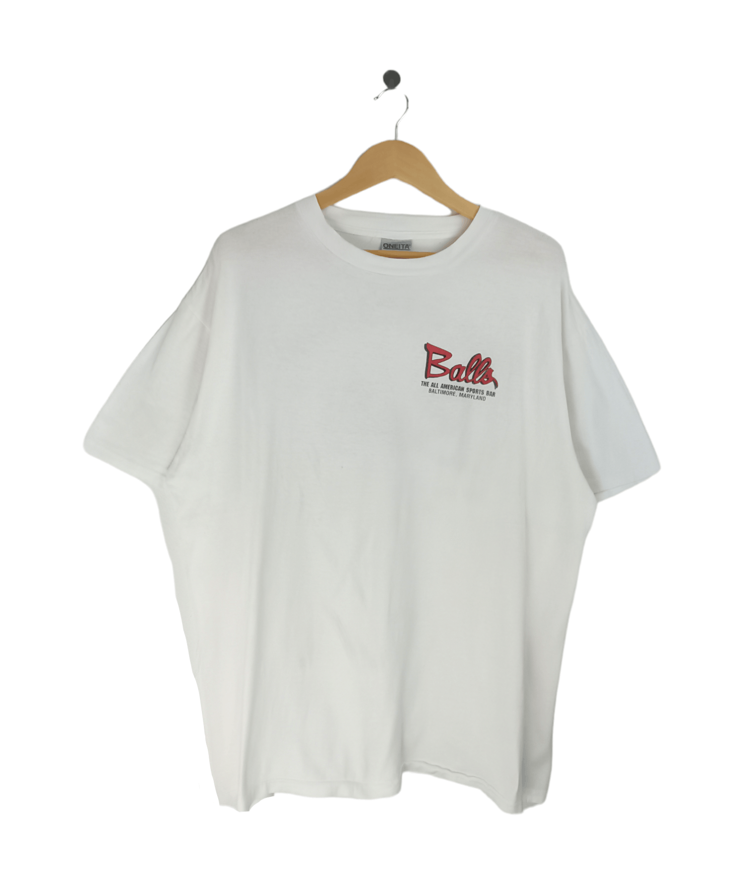 NFL VINTAGE 90'S BALLS AMERICAN SPORTS BAR TEE NBA NFL MLB FIFA Size US XL / EU 56 / 4 - 2 Thumbnail