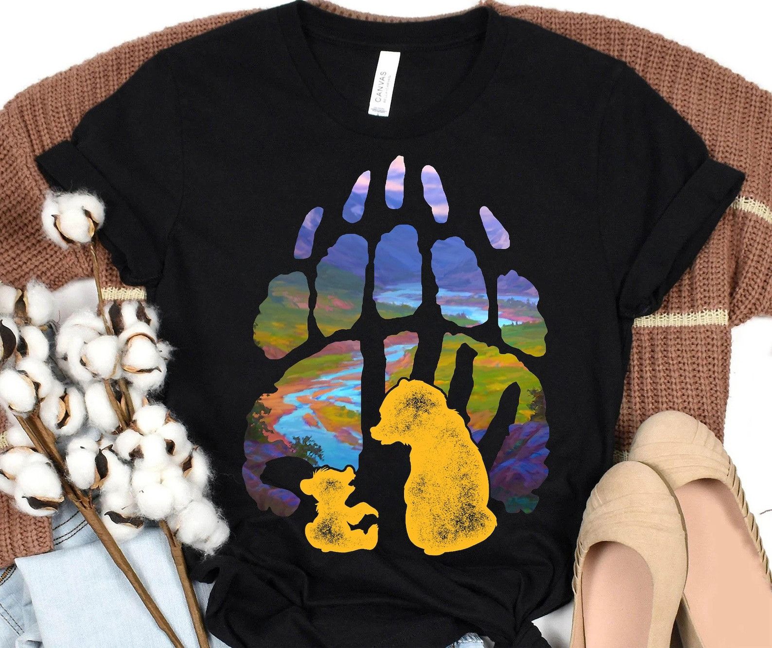 Designer × The Unbranded Brand Brother Bear Shirt Size XL / US 12-14 / IT 48-50 - 1 Thumbnail