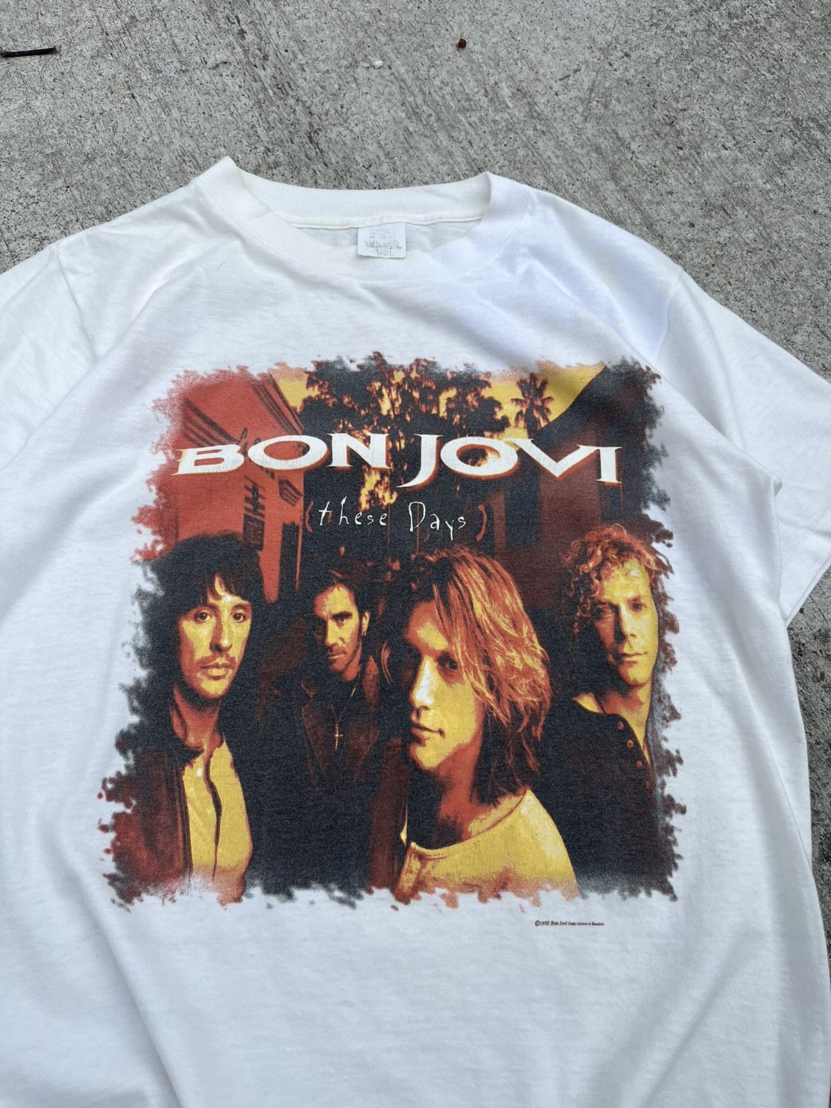 Band Tees × Bon Jovi × Vintage Vintage 90's Bon Jovi These Days Japan Tour Size US M / EU 48-50 / 2 - 4 Thumbnail