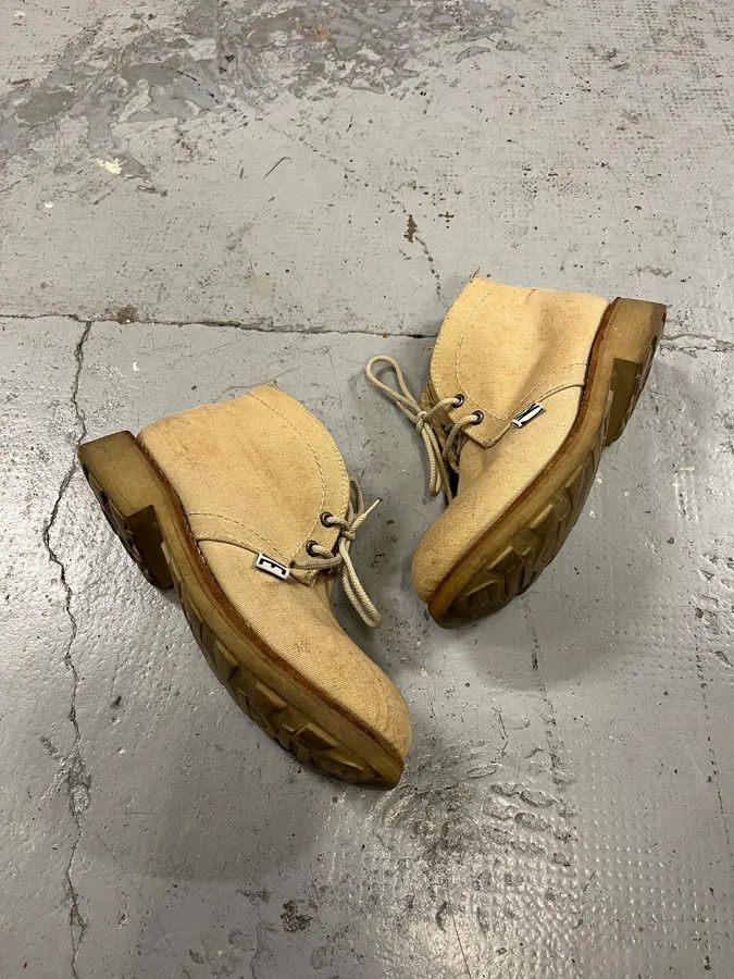Dirk Bikkembergs Dirk Bikkembergs Canva Beige Boots Size US 7 / EU 40 - 2 Thumbnail