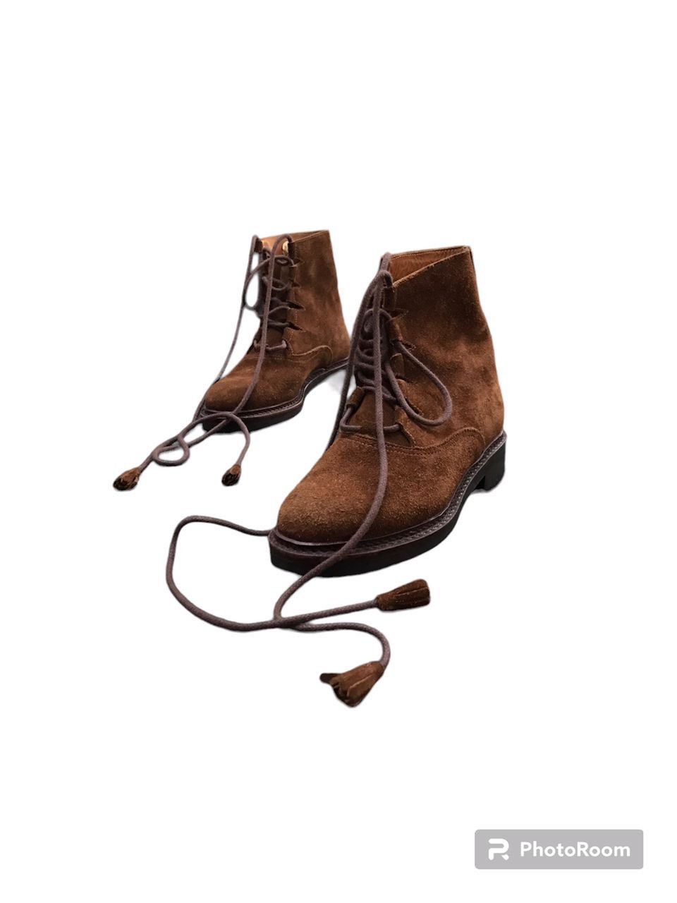 Polo Ralph Lauren × Vintage Vintage Polo Ralph Lauren Suede Leather Boots Size US 6.5 / IT 36.5 - 1 Thumbnail