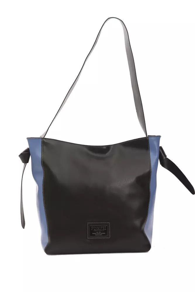 Pompei Donatella Black Leather Women Shoulder Bag main image 0