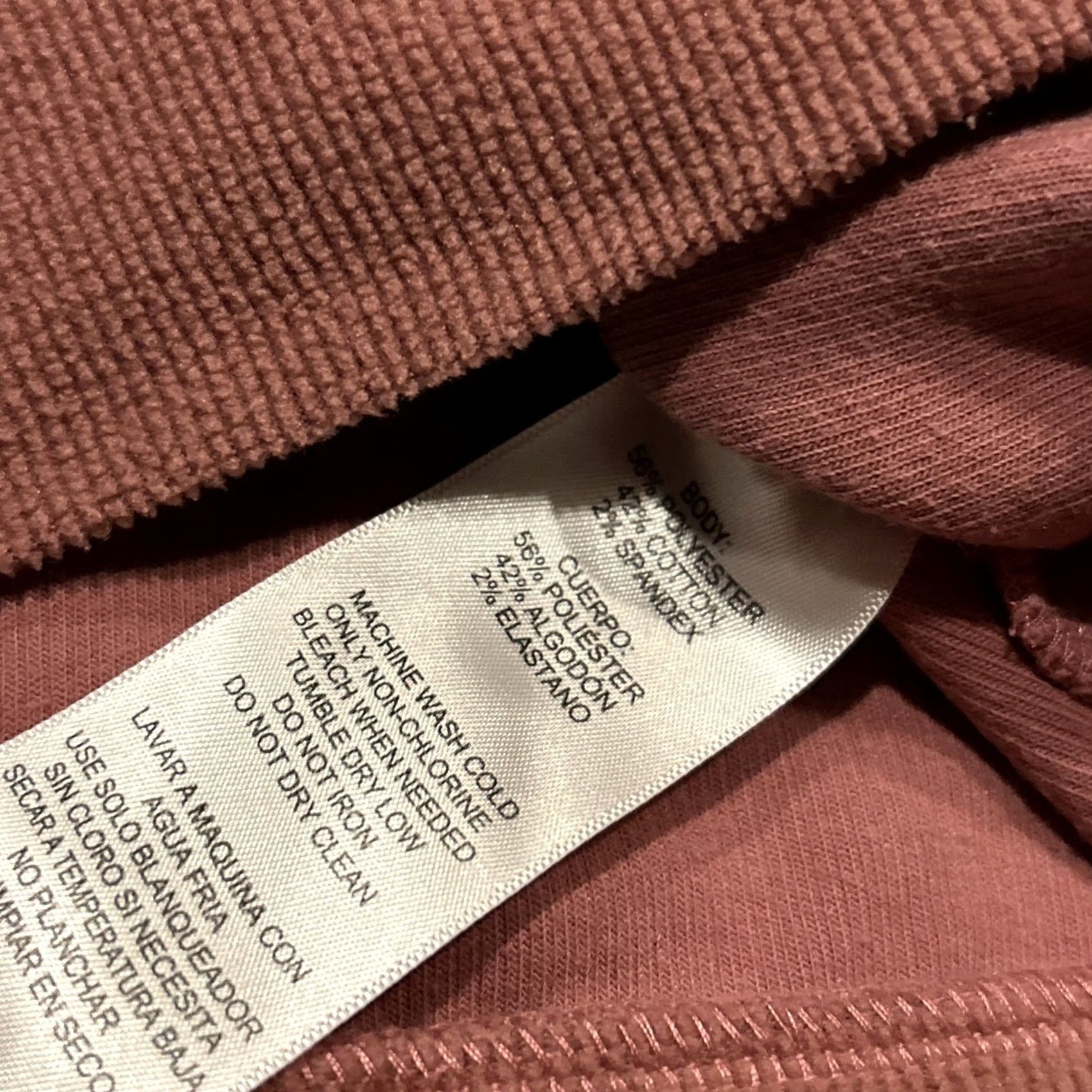 Vintage Marc New York Womens M Mauve Sweater Pullover Crew Neck Ribbed Size M / US 6-8 / IT 42-44 - 3 Thumbnail