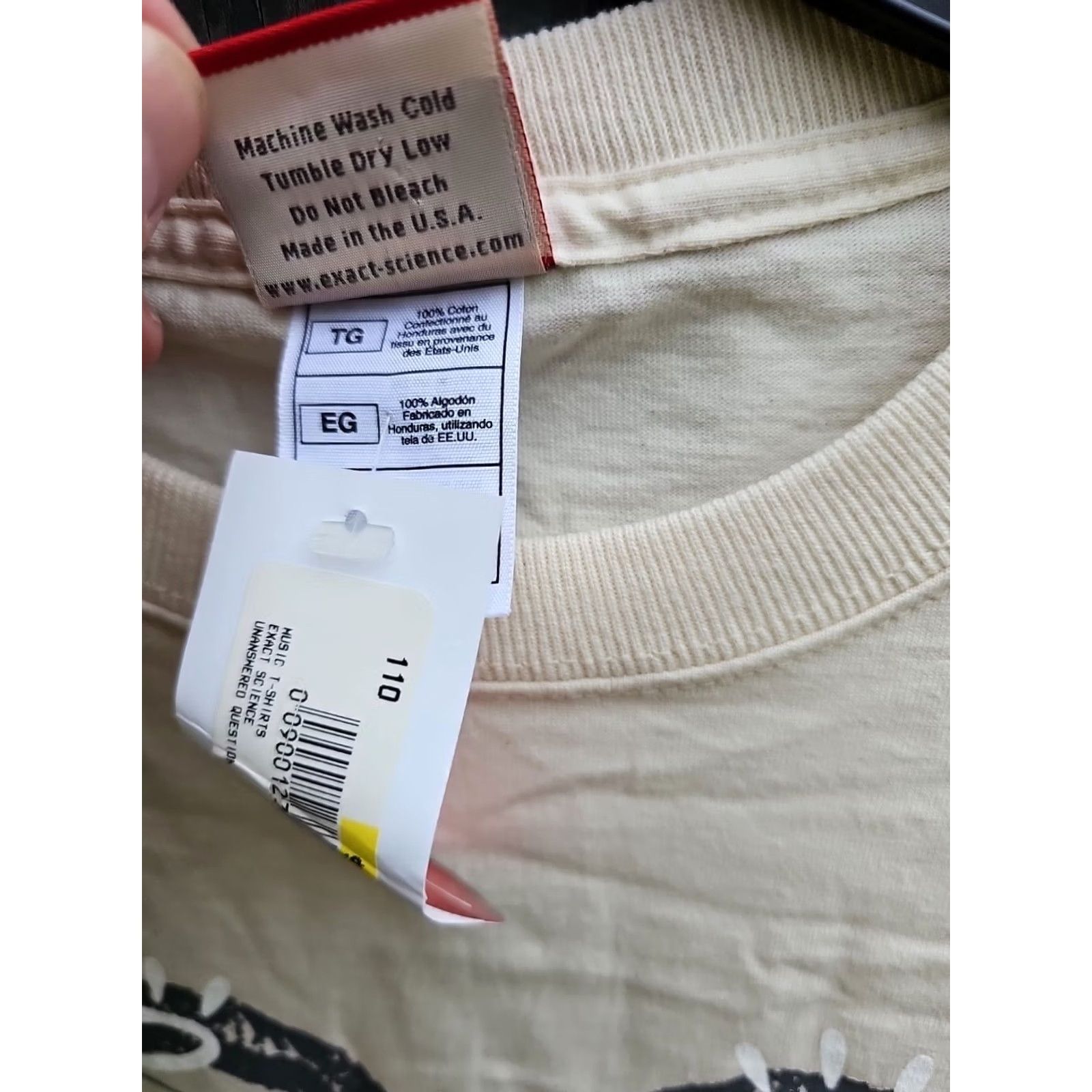 Vintage VTG Y2K WHO SHOT YA Tupac Biggie Tee Mens XL Exact Science Rap Shirt tan Shirt Mens XL Tupac Biggie VTG Y2K WHO SHOT YA Tee Size US XL / EU 56 / 4 - 5 Thumbnail