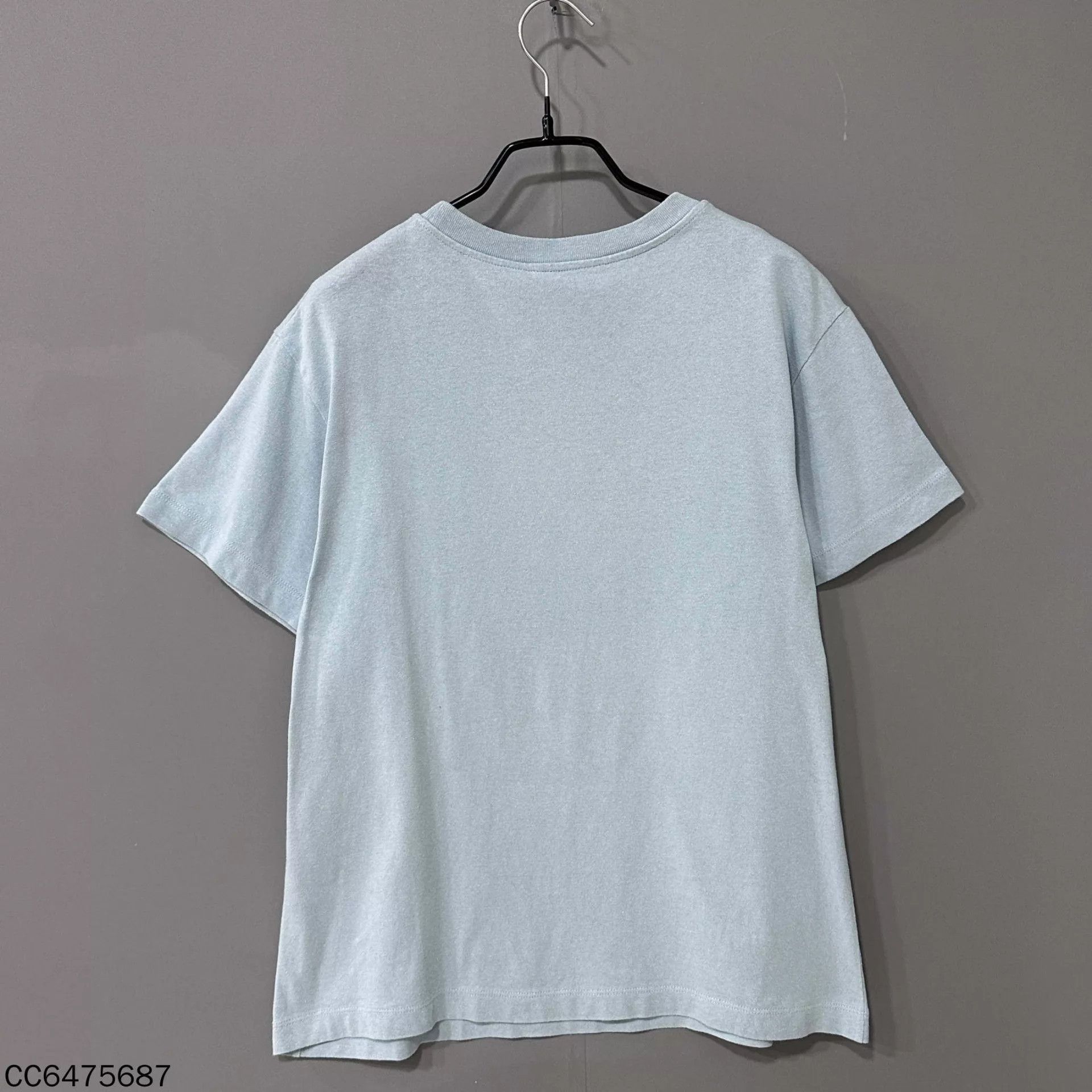 Louis Vuitton LV gold chain logo light blue short-sleeve Size L / US 10 / IT 46 - 3 Thumbnail