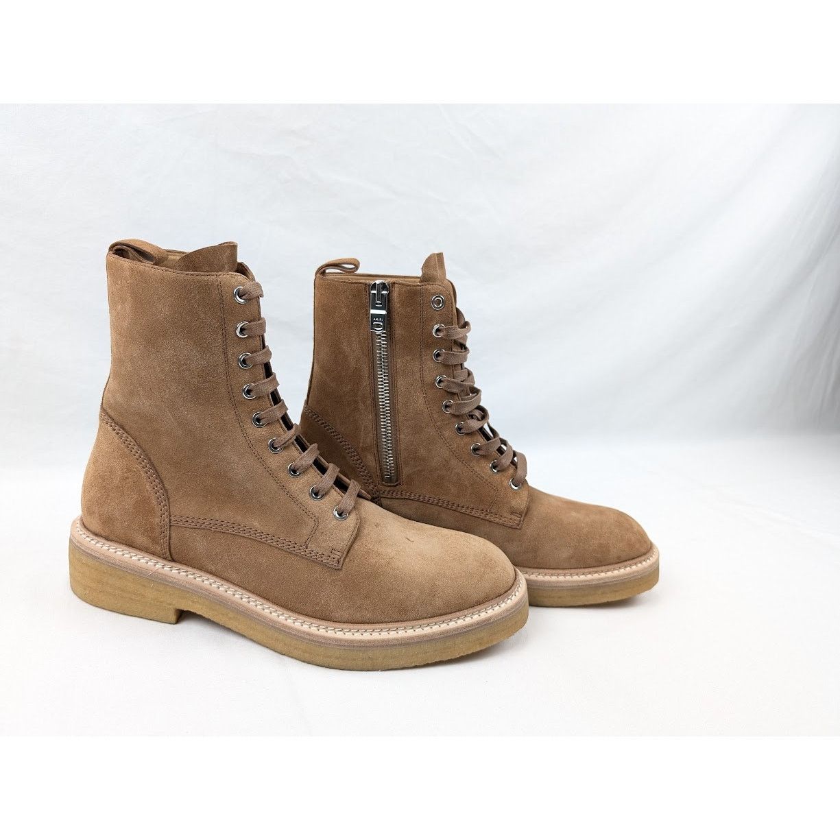 Amiri o1rshd1 Combat Crepe Sole Boots in Brown/Natural Size US 11.5 / EU 44-45 - 10 Thumbnail