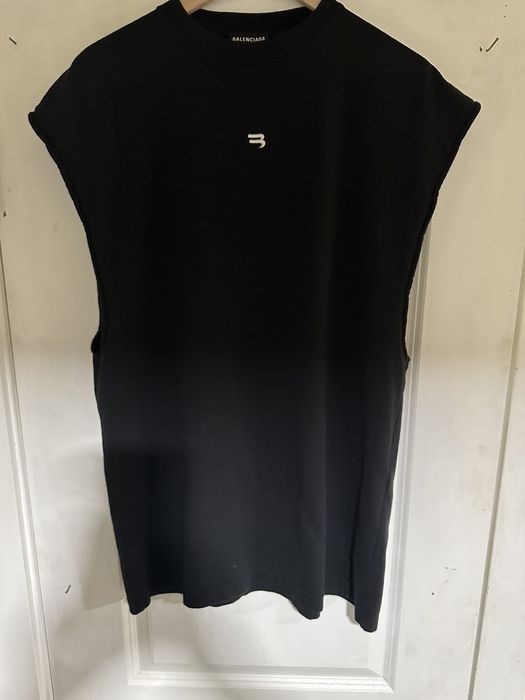 Balenciaga Balenciaga sporty b tank shirt | Grailed