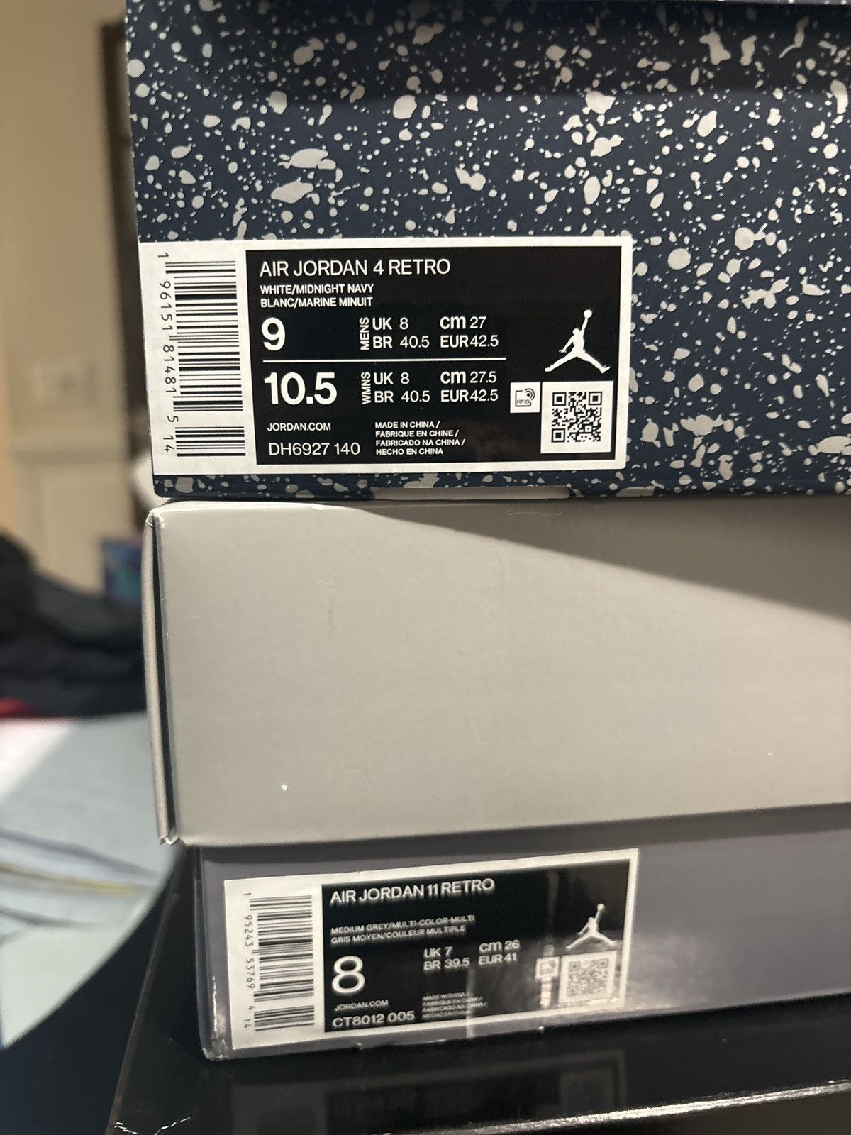 Jordan Brand × Nike Air Jordan 4 Retro “Midnight Navy” Size US 9 / EU 42 - 7 Thumbnail