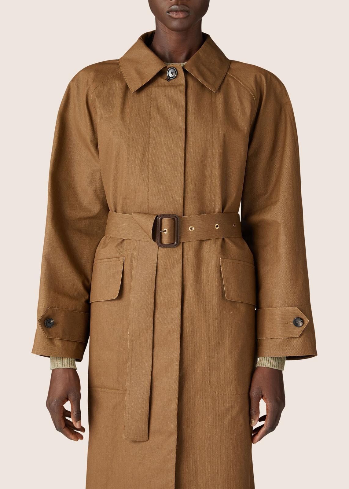 Loro Piana o1srvl11e1124 Kaled Chalky Drill Cotton Coat in Brown Size L / US 10 / IT 46 - 1 Thumbnail