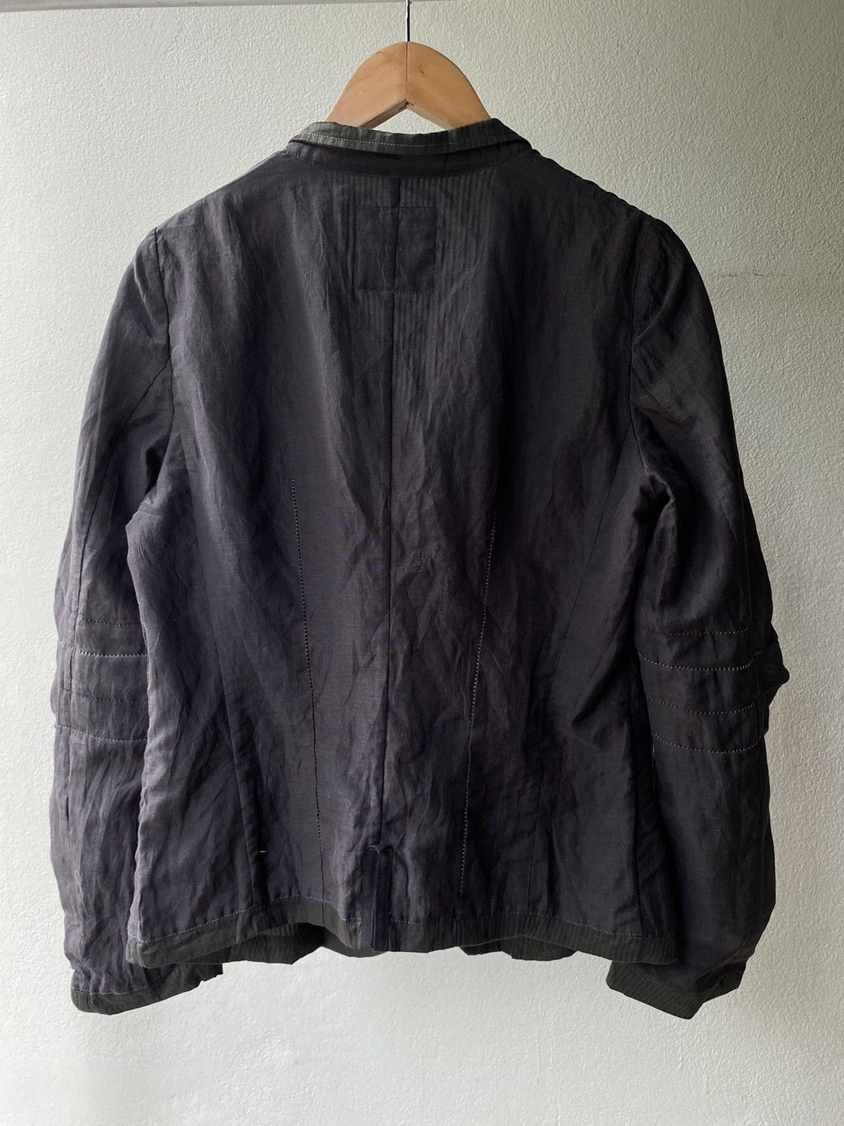 Marithe + Francois Girbaud Marithe Francois Girbaud women blazer in light and dark gray Size S / US 4 / IT 40 - 2 Thumbnail