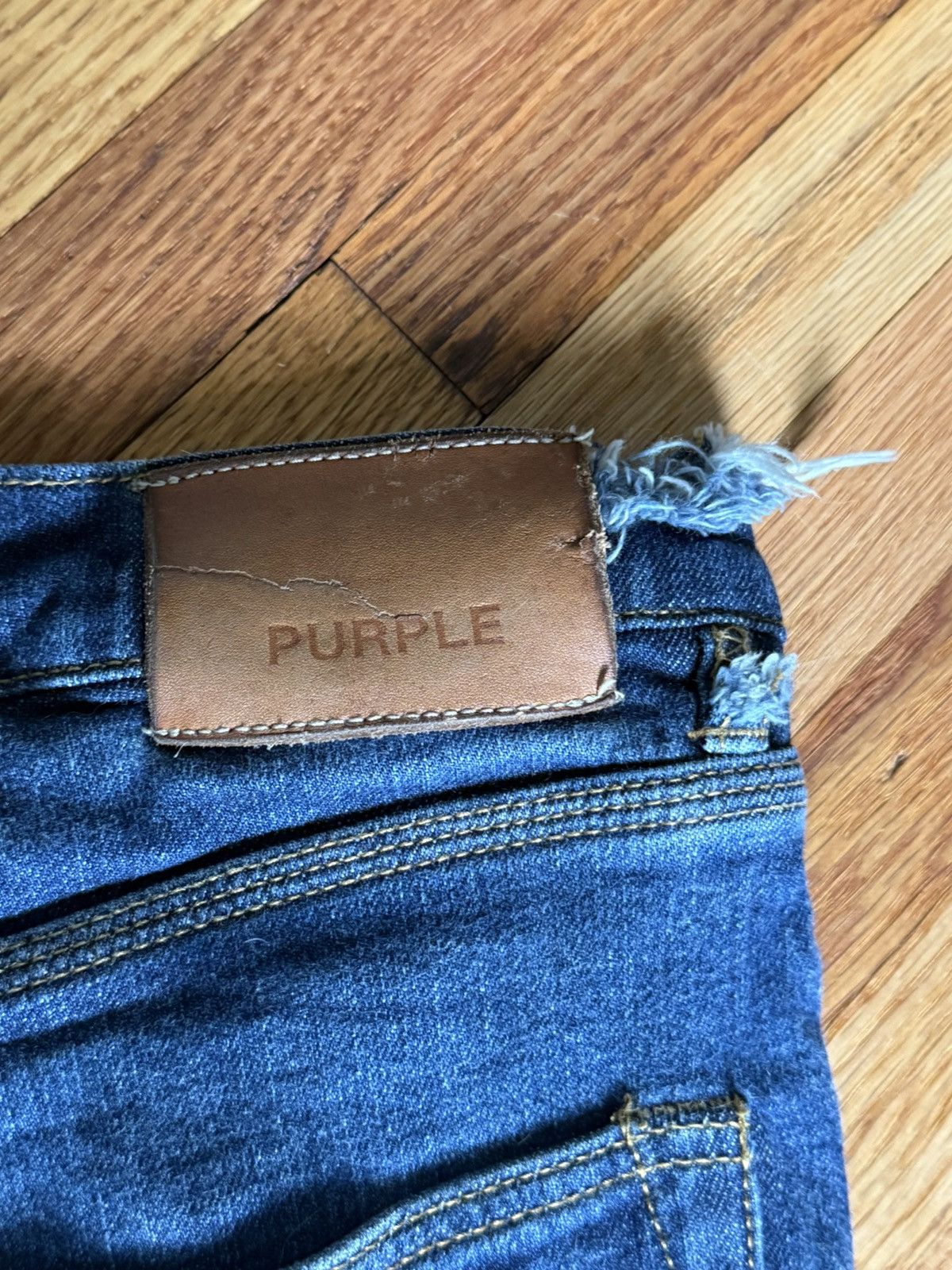 Purple Brand Purple Brand Stretch Denim Blue Size US 33 - 5 Thumbnail