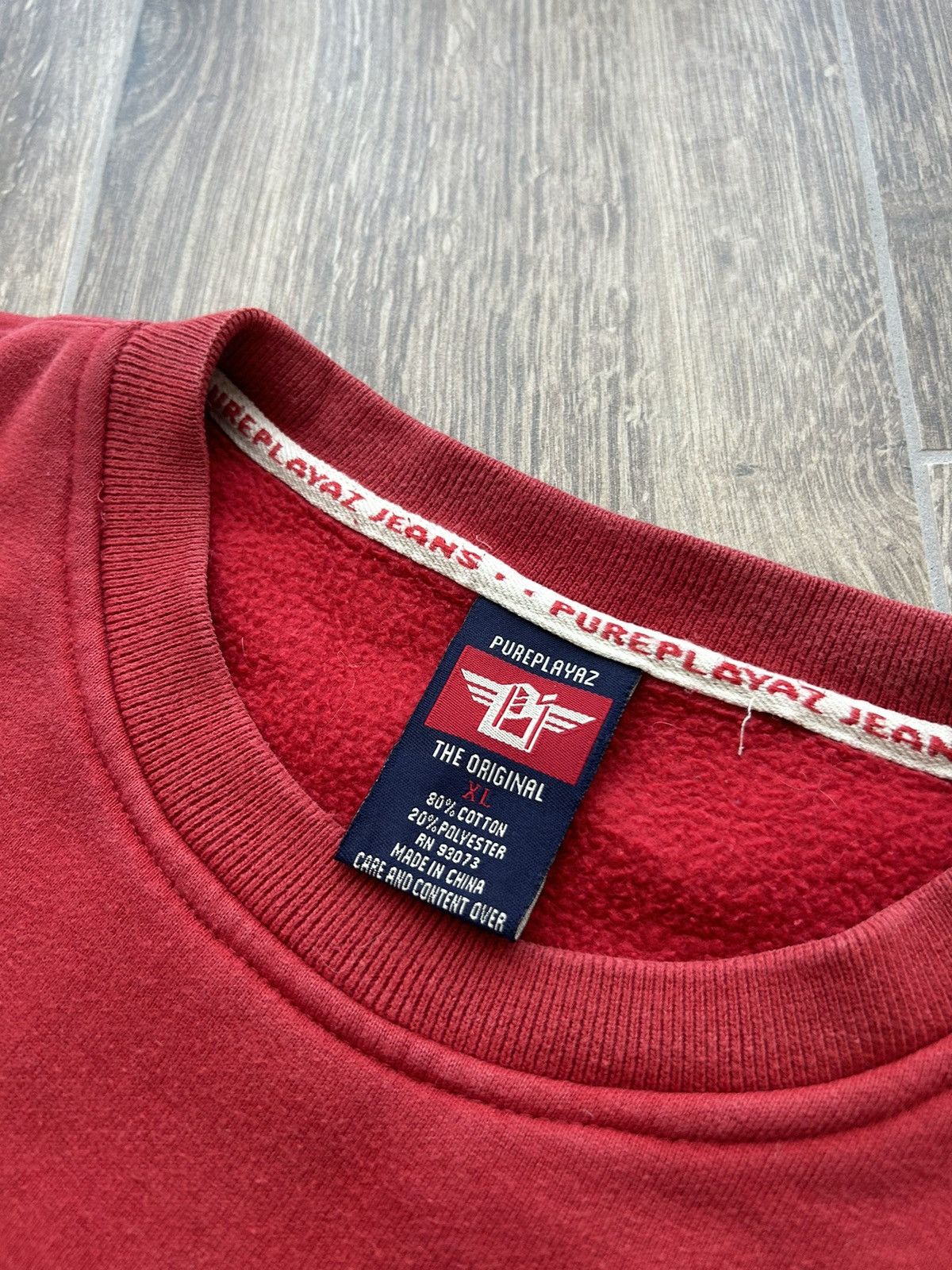 Rap Tees × Vintage Vintage Y2k Big logo PurePlayaz rap oversized sweatshirt 90s Size US XL / EU 56 / 4 - 3 Thumbnail