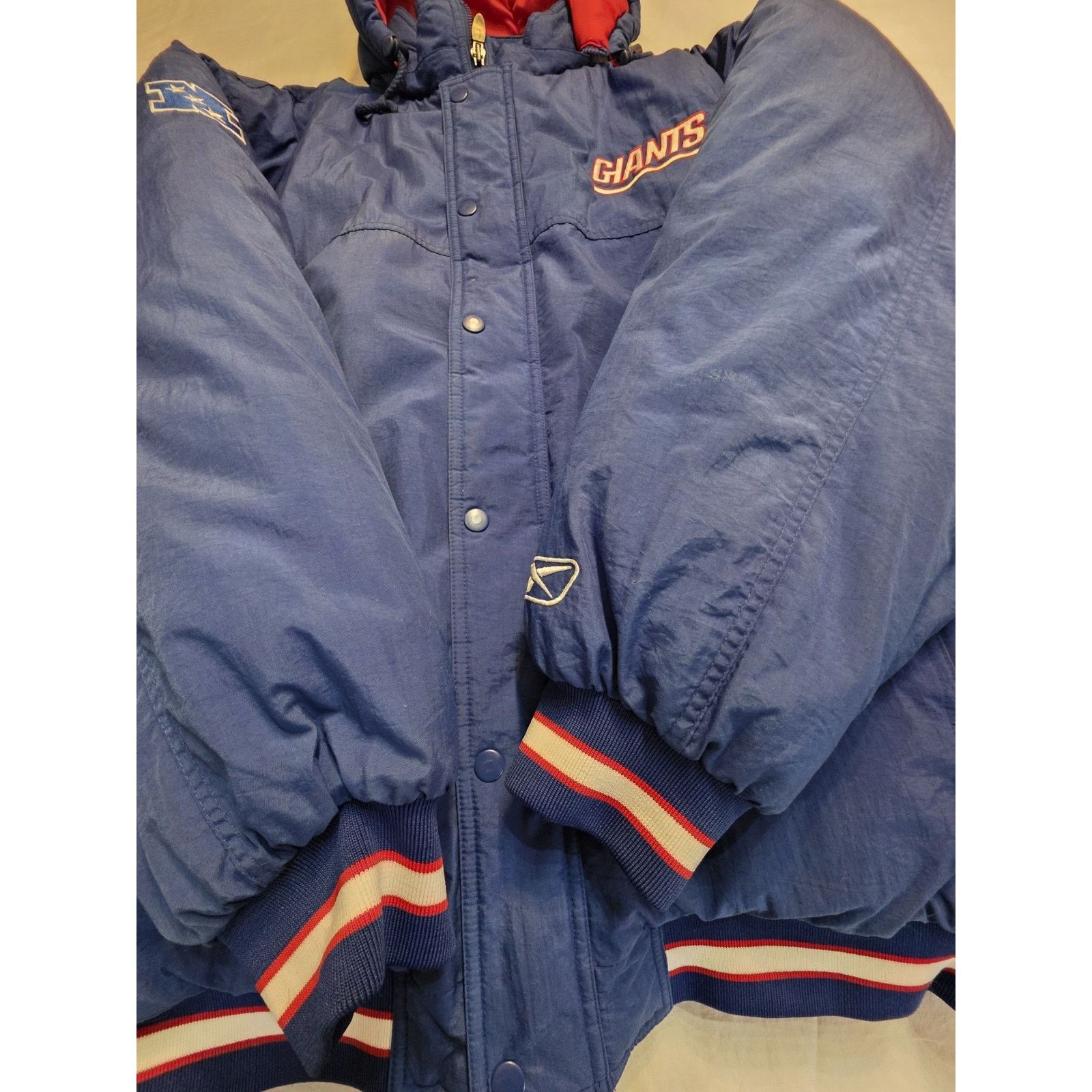 Reebok Vintage New York Giants Reebok Men's Heavyweight Puffer Size US XL / EU 56 / 4 - 2 Thumbnail