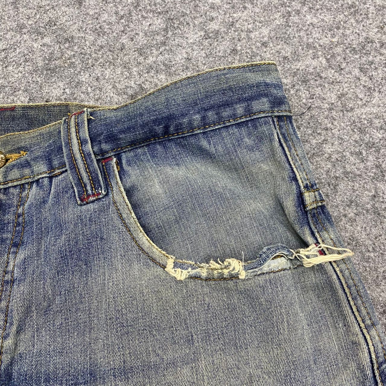 If Six Was Nine 💥Best Offer💥Vintage SOHK Baggy Distressed Denim Size US 32 / EU 48 - 6 Thumbnail