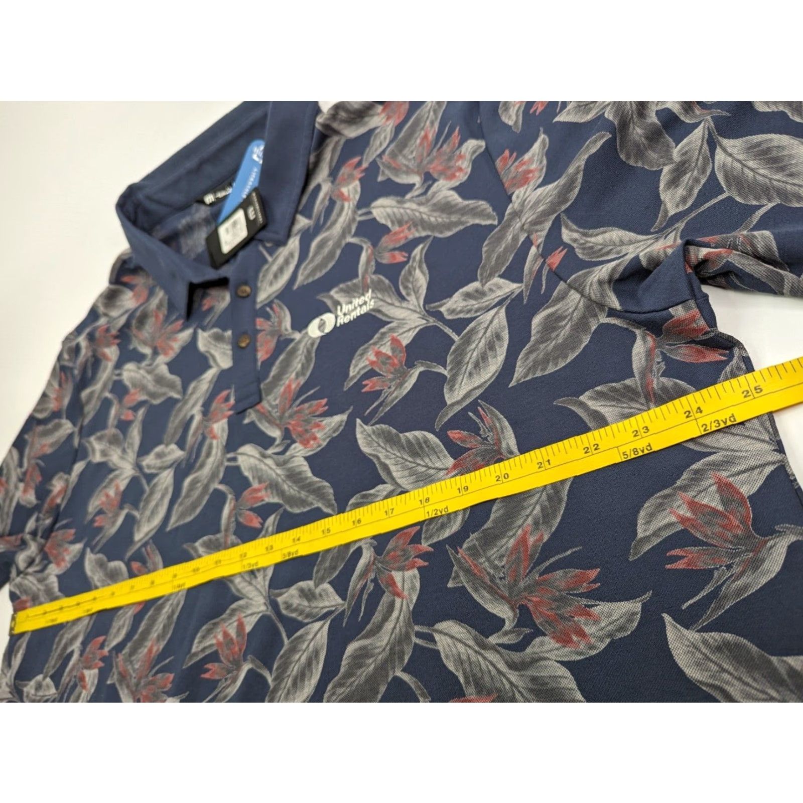 TravisMathew TRAVIS MATHEW Polo Magnaum Regular Piqué Multicolor 2XL Short Sleeve Button Down Front Spread Collar Golf Casual Mens Size US XXL / EU 58 / 5 - 7 Thumbnail