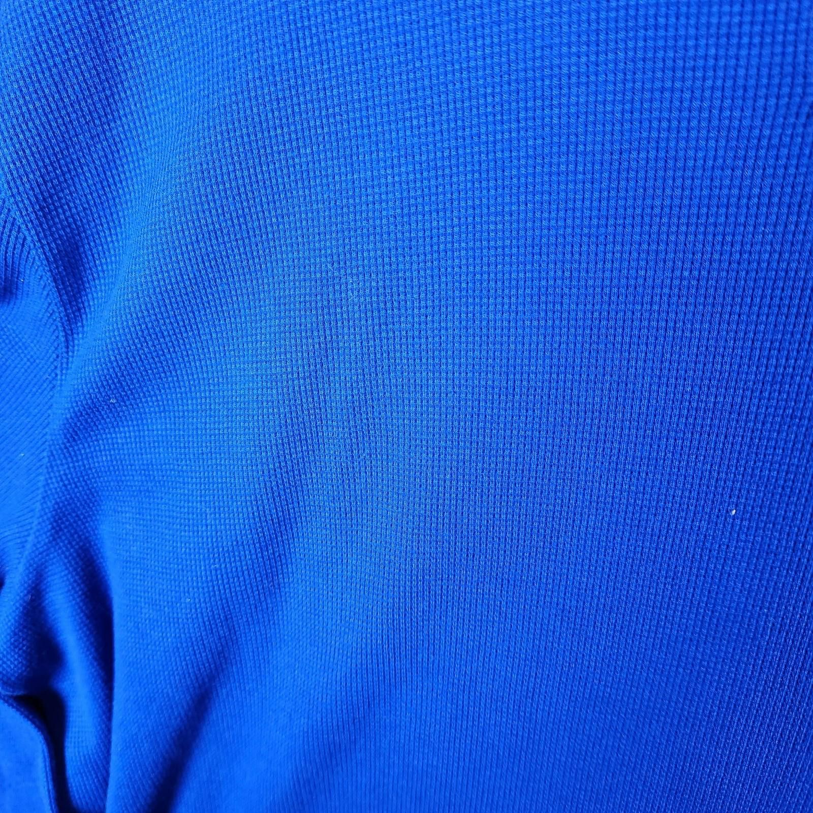 Puma Puma Waffle Knit Blue Long Sleeve Shirt Size 2XL Size US XXL / EU 58 / 5 - 2 Thumbnail