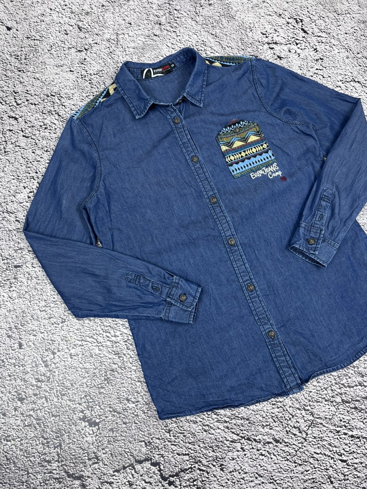 Evisu Vintage Evisu Jeans Camp Shirt size XS Size US XS / EU 42 / 0 - 2 Thumbnail