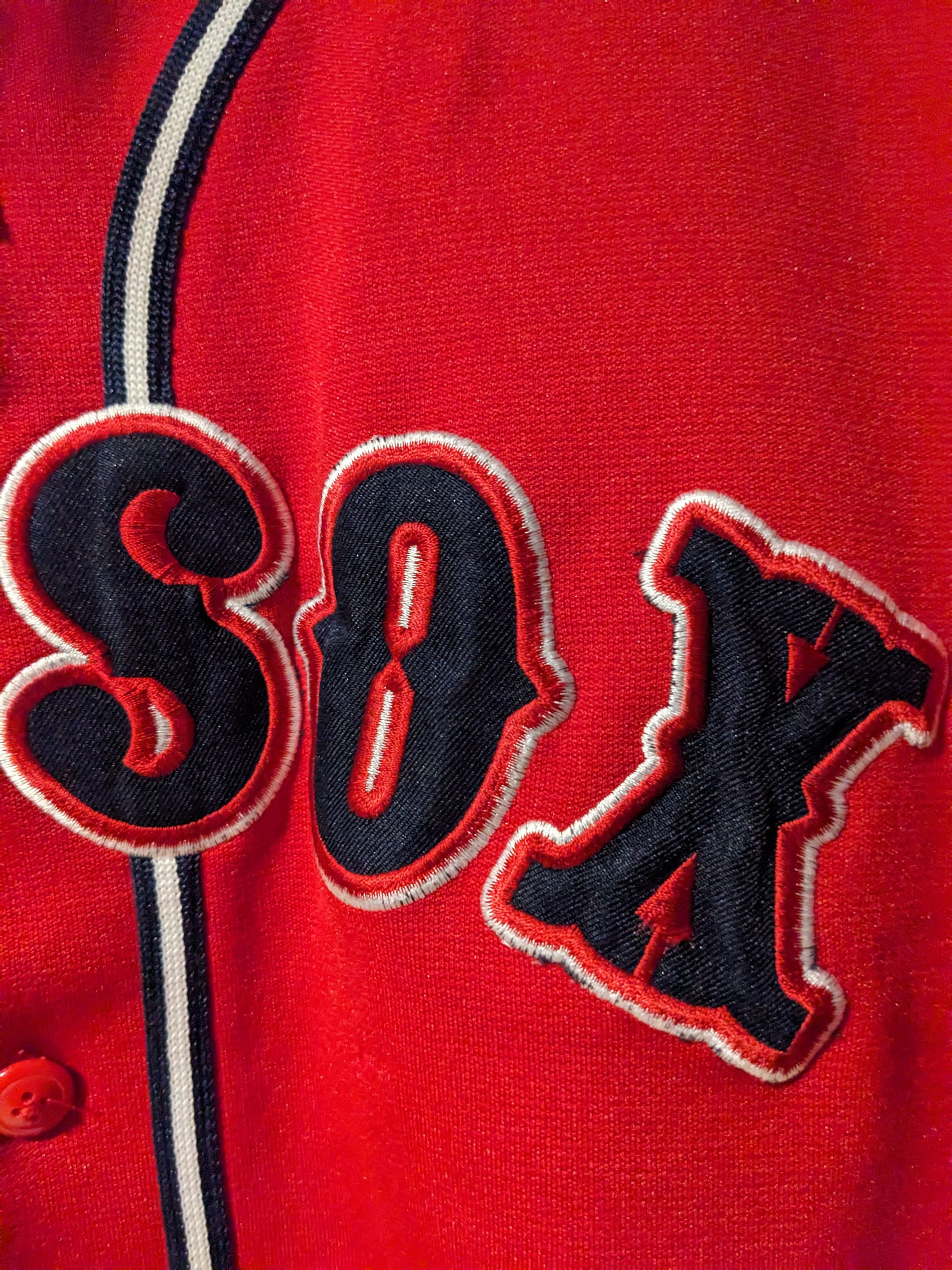 MLB × Vintage Vintage Boston Red Sox Tru Fan Red Large Jersey Size US L / EU 52-54 / 3 - 3 Thumbnail