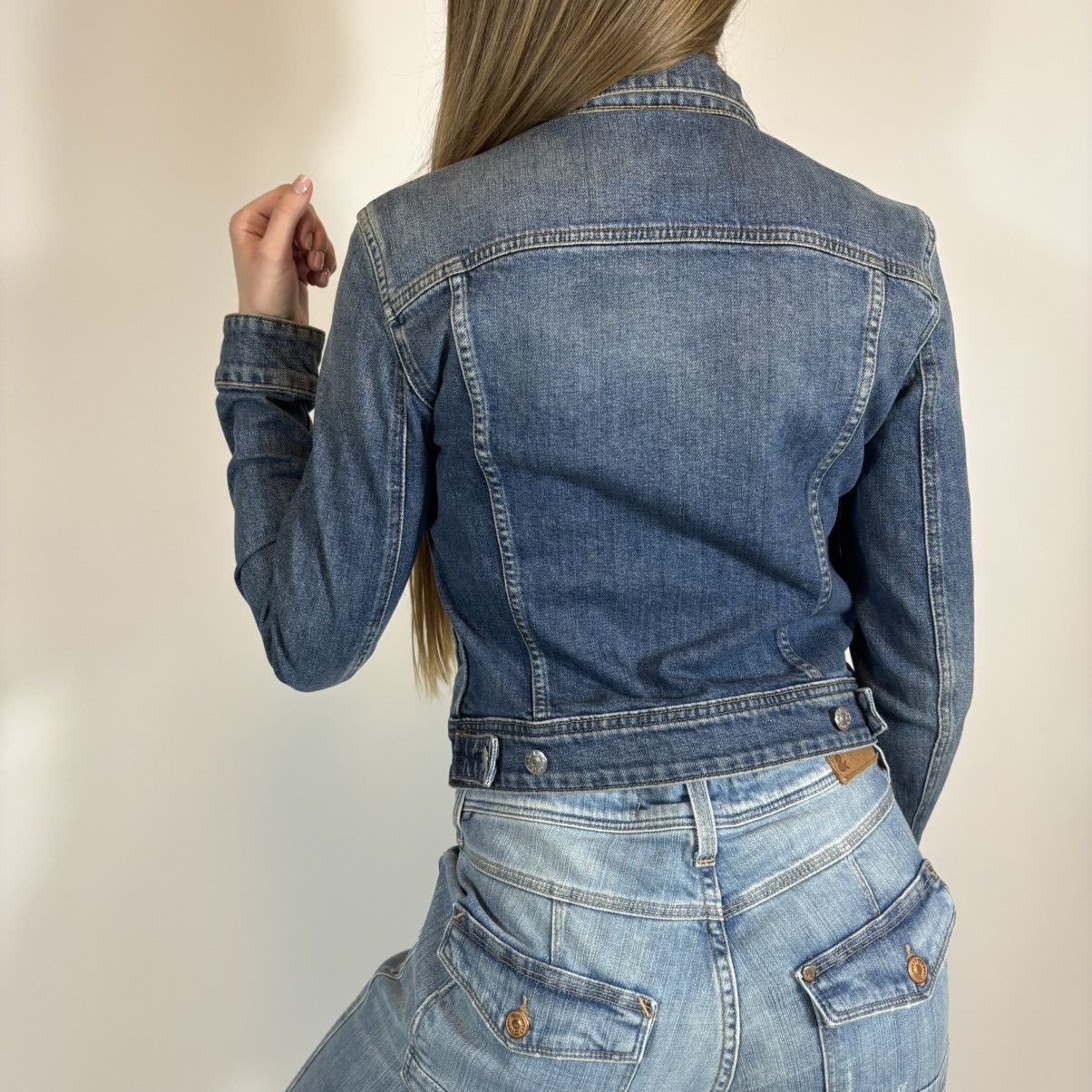 Acne Studios Vintage Y2K Acne Studios Luxury Denim Jacket Casual Style Size S / US 4 / IT 40 - 4 Thumbnail
