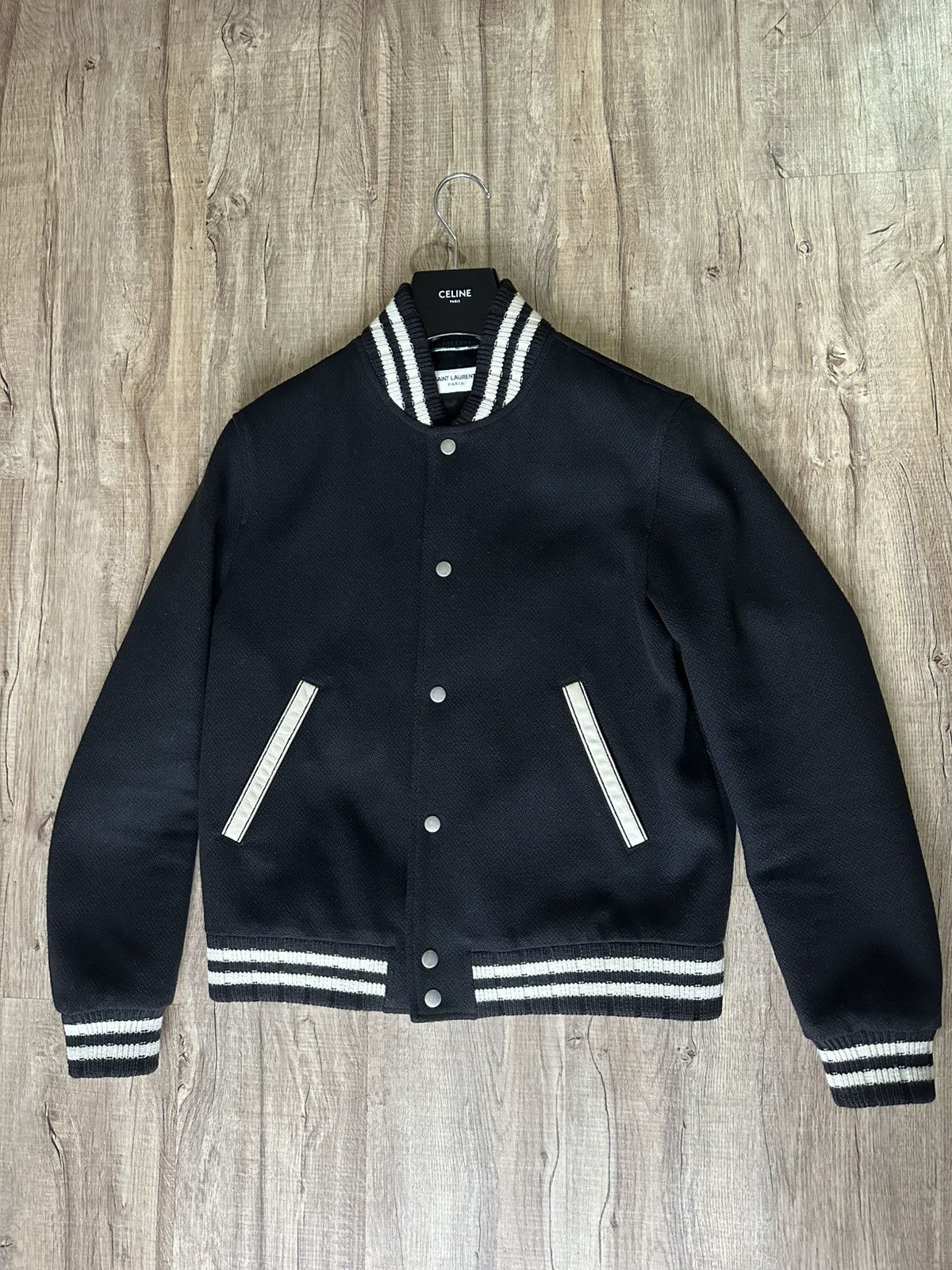Saint Laurent Paris Saint Laurent Paris Logo Teddy Size US M / EU 48-50 / 2 - 2 Thumbnail