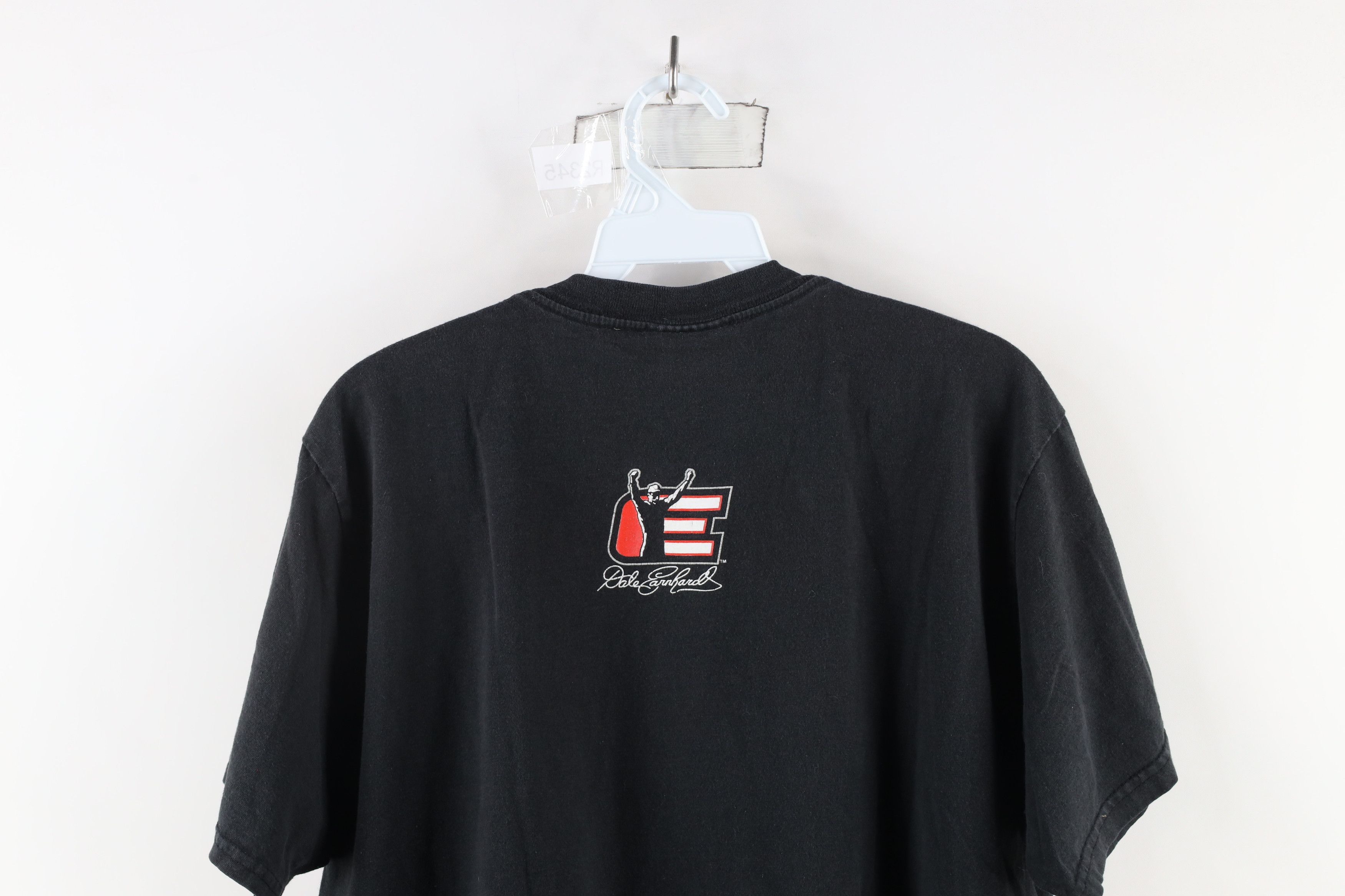 Vintage Vintage NASCAR Spell Out Dale Earnhardt Racing T-Shirt Black Size US L / EU 52-54 / 3 - 10 Thumbnail