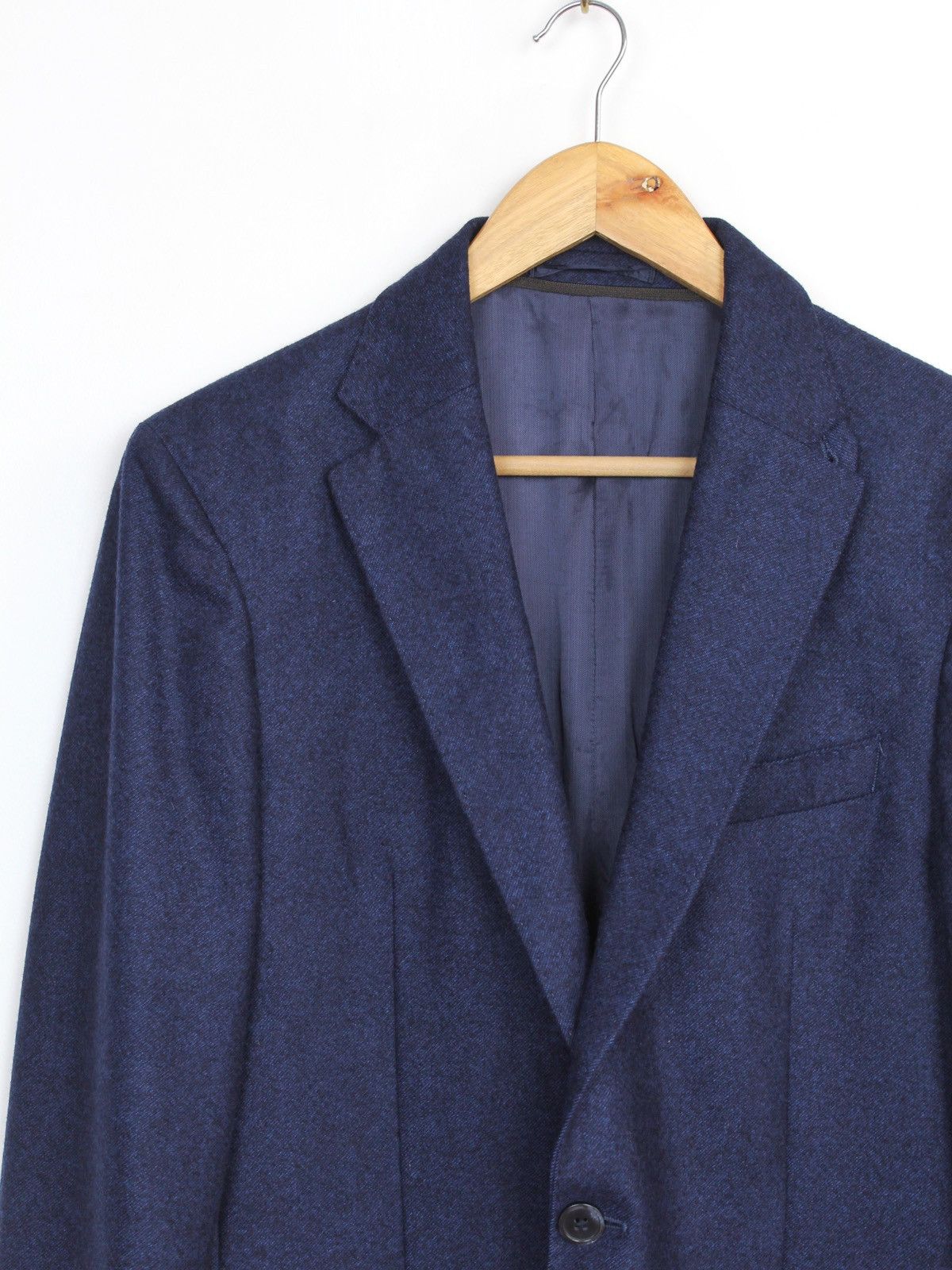 Boggi Boggi Milano Blue Wool Blazer Jacket Size US S / EU 44-46 / 1 - 2 Thumbnail