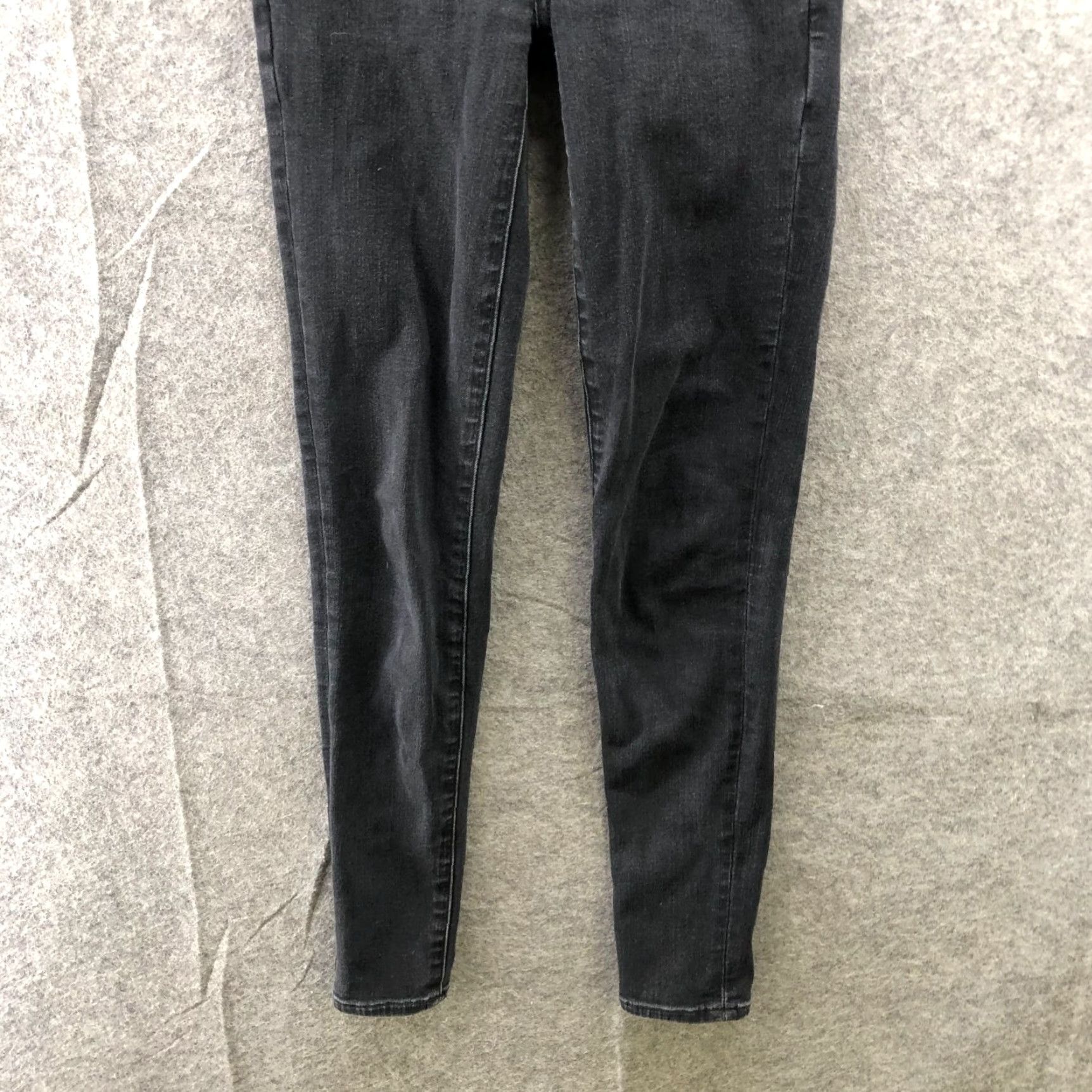 American Eagle Outfitters VINTAGE American Eagle Womens Jeggings Denim Pants Black Mid Rise Stretch 00 Slim Size 24" / US 00 / IT 34 - 4 Thumbnail