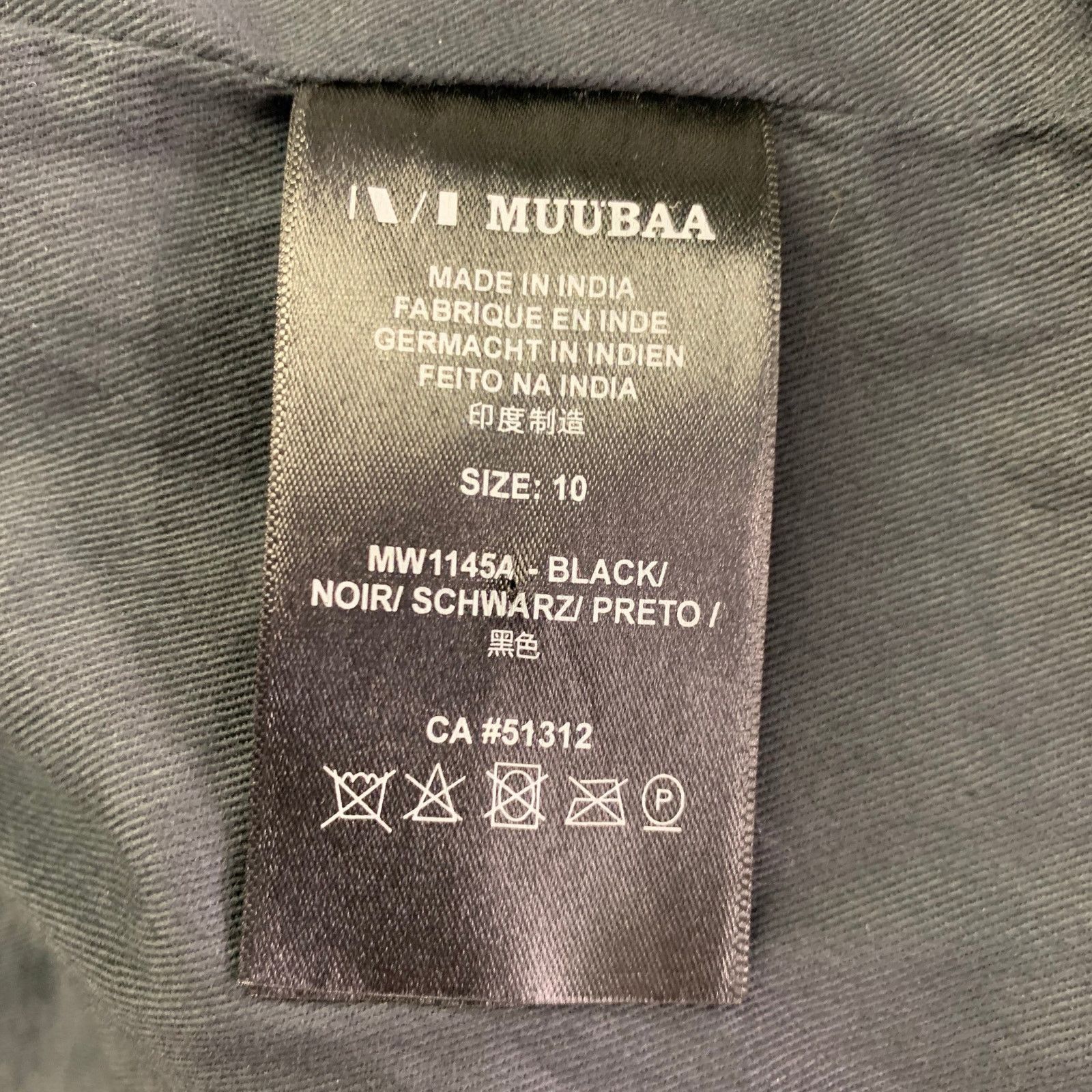 Muubaa MUUBAA Size 6 Black Studded Lambskin Leather Biker Jacket Size M / US 6-8 / IT 42-44 - 9 Thumbnail
