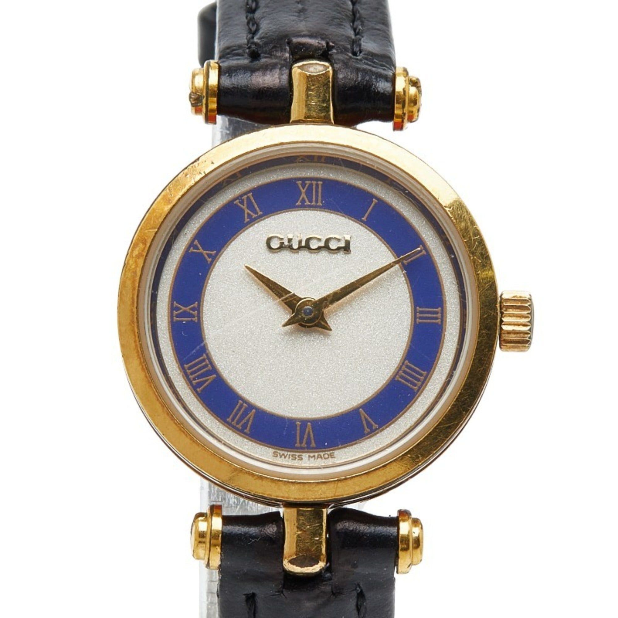 Gucci Gucci Sherry Line Watch, Aftermarket Strap, Quartz Movement, Silver Dial, Plated, Women's, GUCCI Size ONE SIZE - 1 Thumbnail