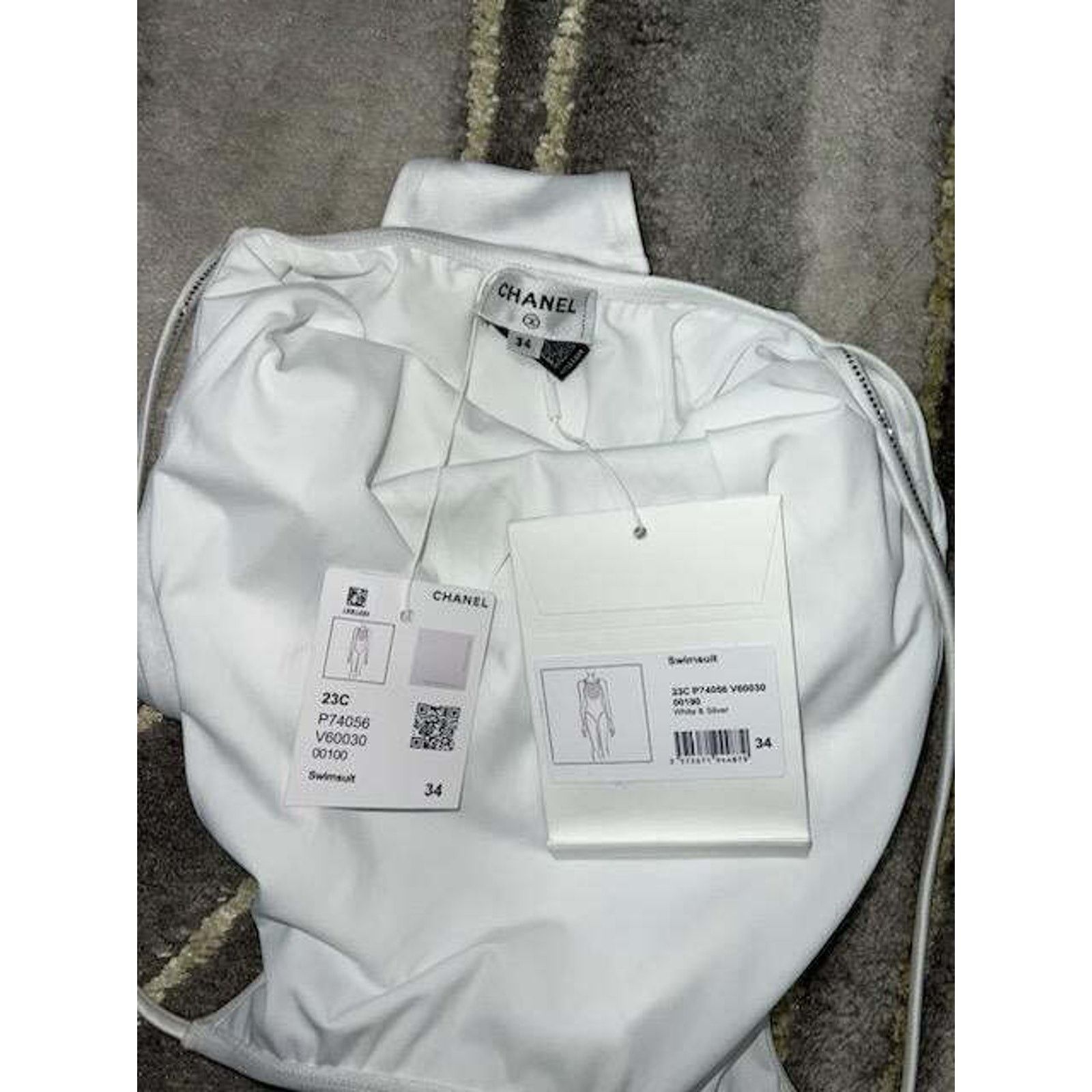 Chanel Chanel 23C Crystal One Piece Swimsuit Runway Bathingsuit 34 Size XXS / US 00 / IT 34 - 9 Thumbnail