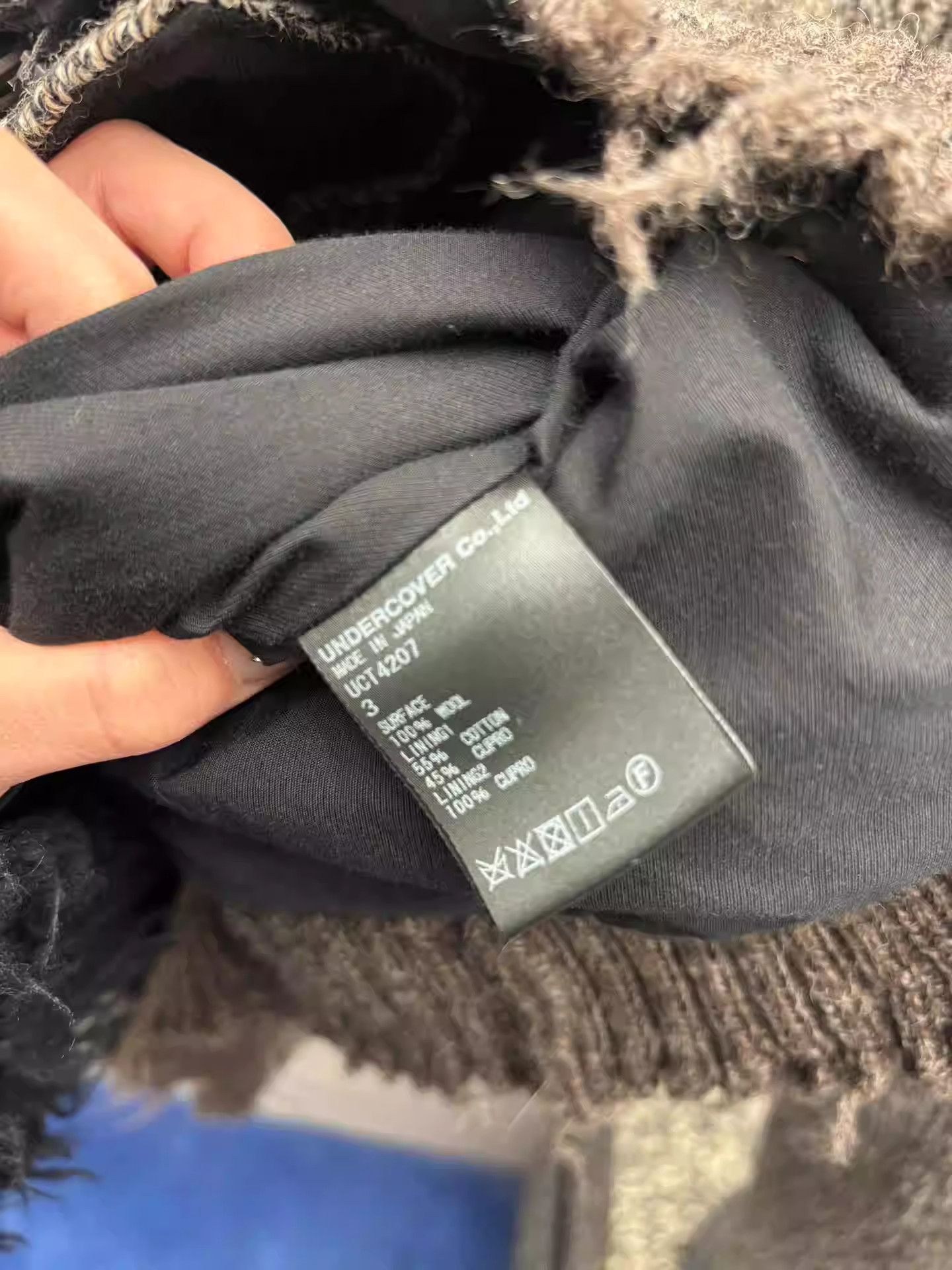 Undercover Undercover Brown Destroy Celiac Crew Neck Knit Jacket Size US L / EU 52-54 / 3 - 4 Thumbnail