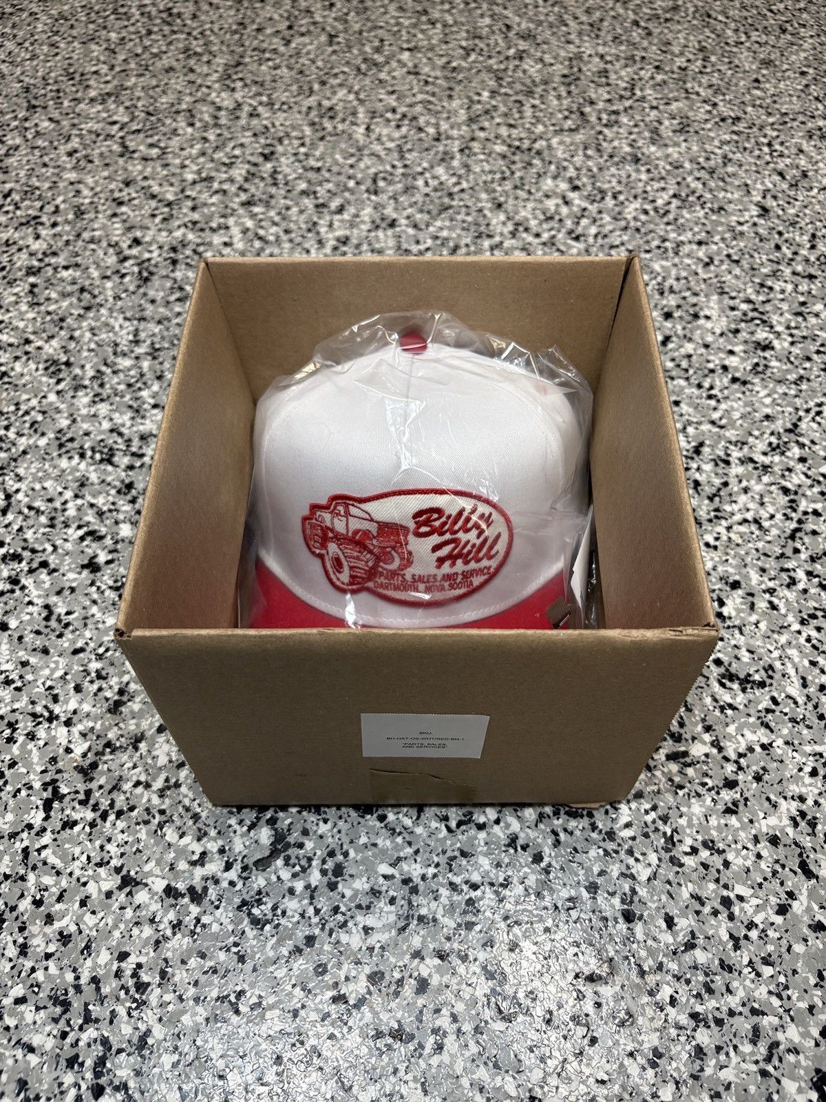 Billy Hill 2021 Billy Hill White/Red “Parts, S&S” Truckers Hat OSFM Size ONE SIZE - 6 Thumbnail