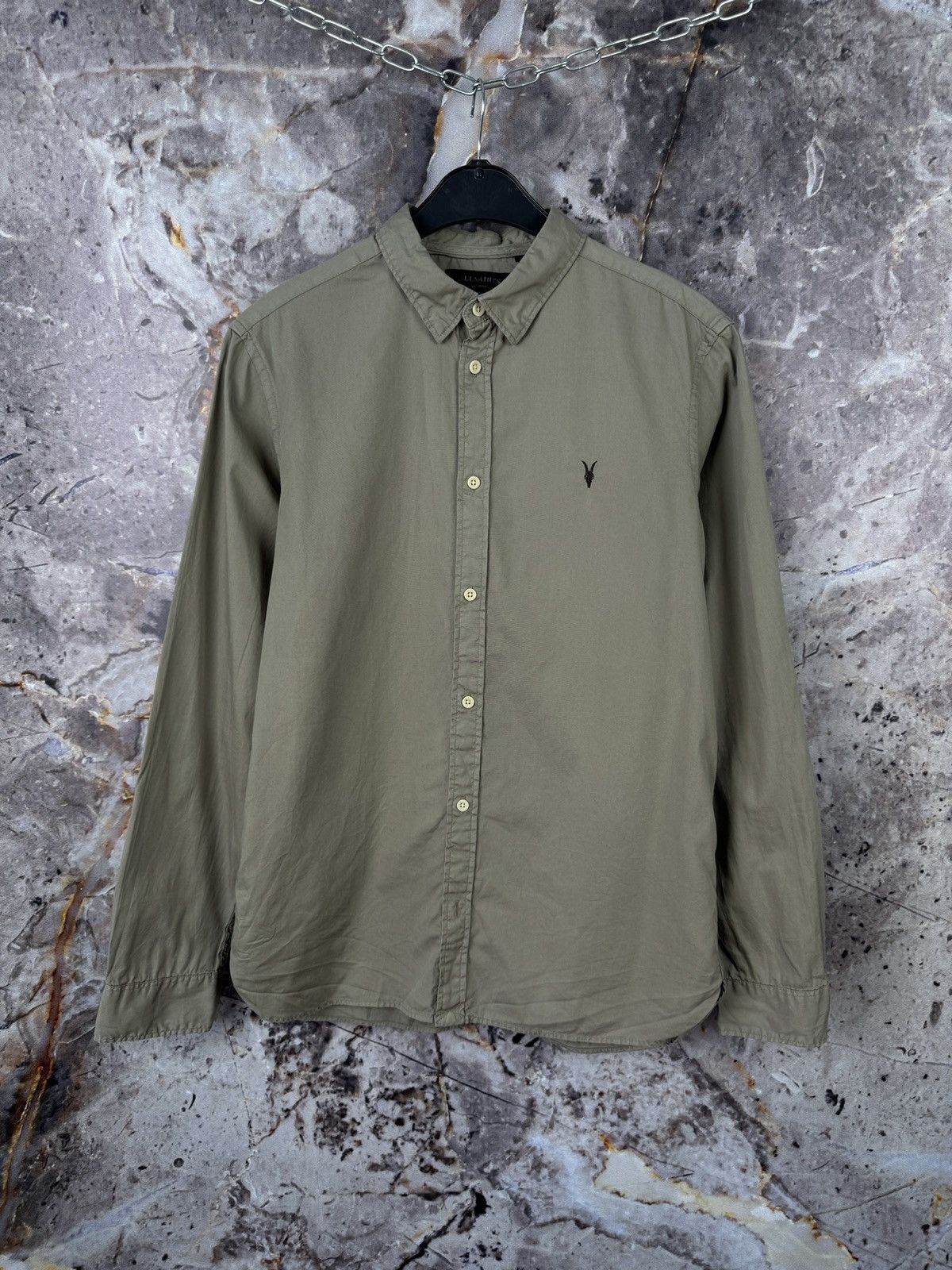 Allsaints Men’s Allsaints Remondo LS Shirt Button Up Size Medium Size US M / EU 48-50 / 2 - 1 Thumbnail