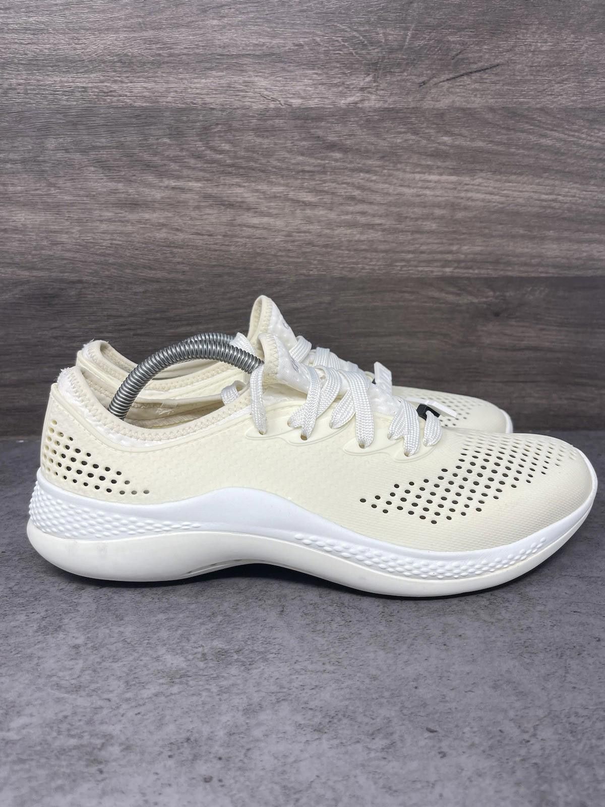 Crocs Crocs Ridelite 360 Pacer Shoes Mens Size 9 White Rubber Size US 9 / EU 42 - 5 Thumbnail