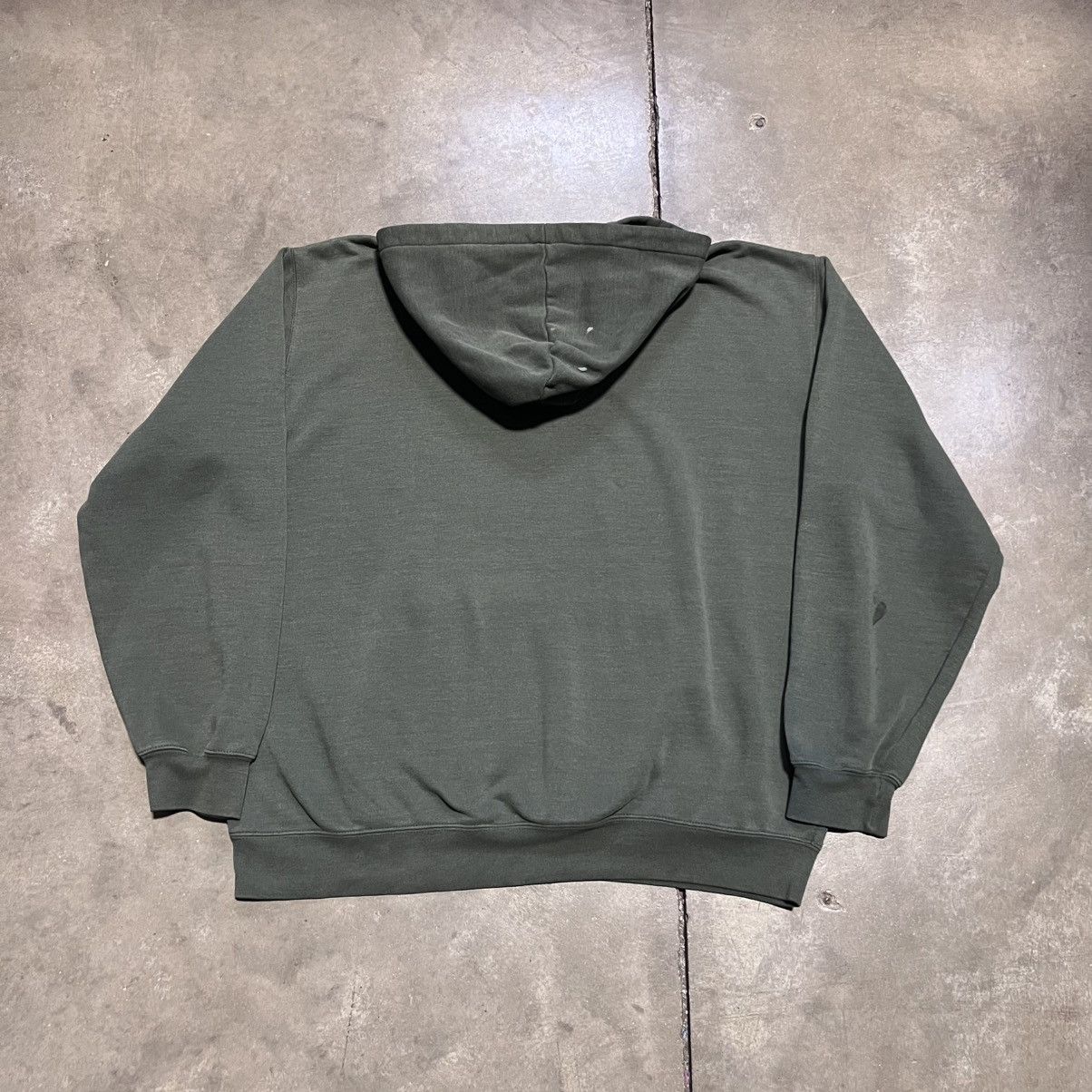 Carhartt Vintage Carhartt Hoodie Sweatshirt Olive Faded Distressed Size US XL / EU 56 / 4 - 10 Thumbnail
