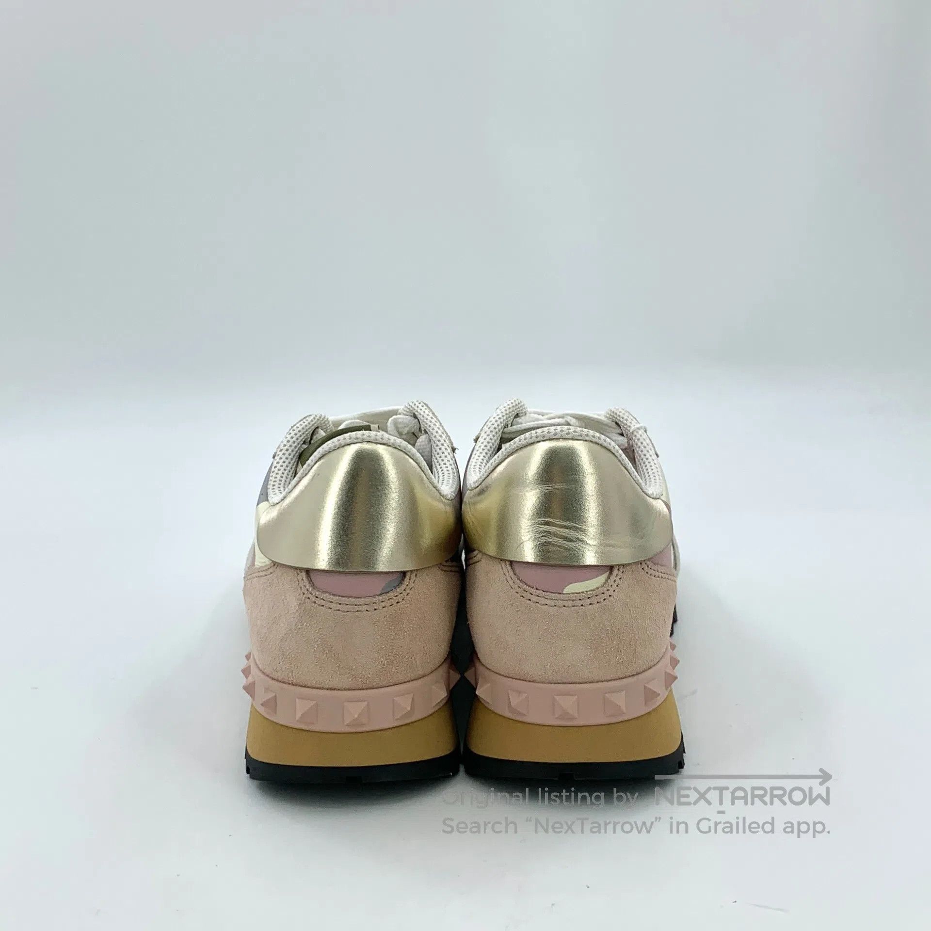 Valentino Valentino Color Blocked Camouflage Laced Casual Flat Sport Size US 6.5 / IT 36.5 - 4 Thumbnail