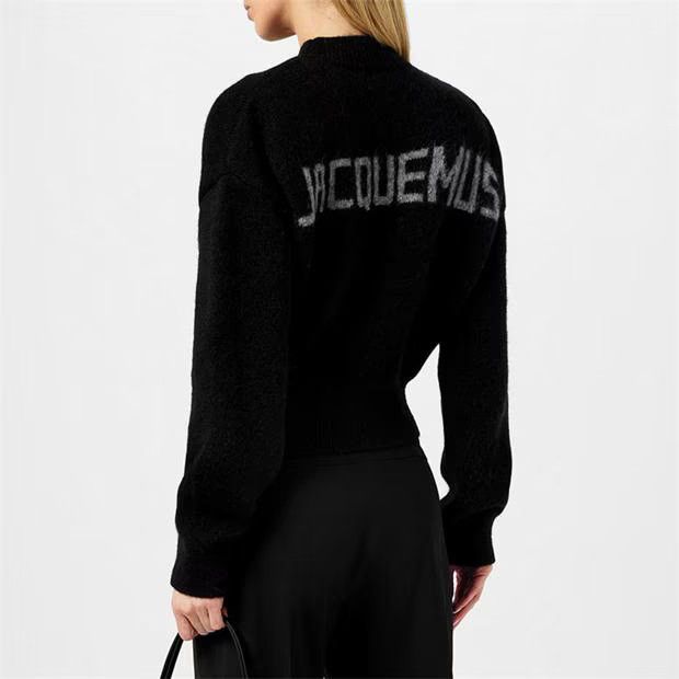 Jacquemus o1g2r1mq1024 Sweater in Black Size M / US 6-8 / IT 42-44 - 4 Thumbnail