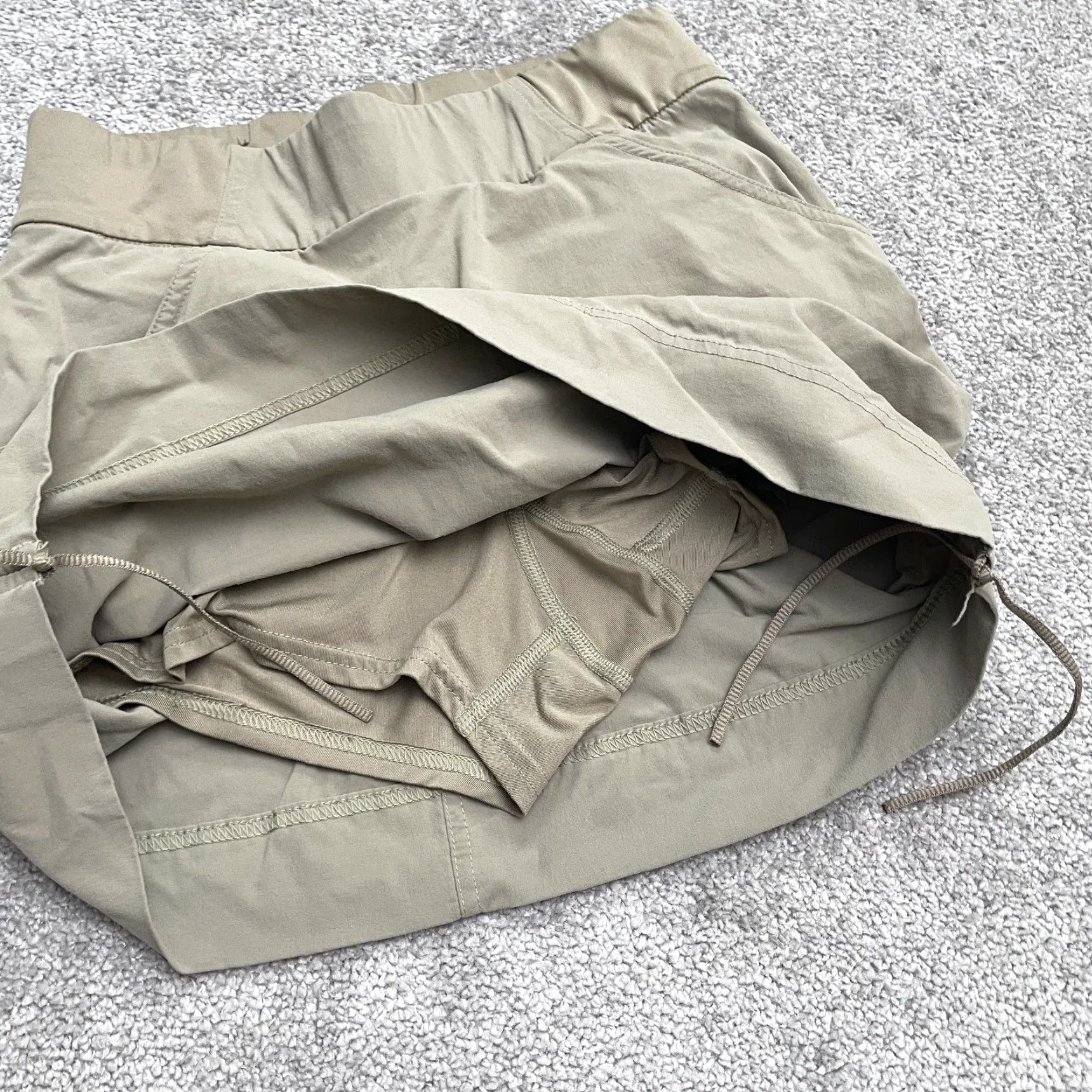 Vintage VINTAGE Columbia Casual Anytime Skort Skirt Women S Brown Tennis Golf Ruched Active Size 28" / US 6 / IT 42 - 3 Thumbnail