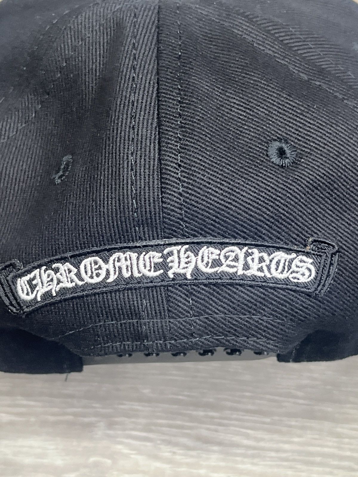 Chrome Hearts Chrome Hearts Horseshoe Denim Baseball Hat Size ONE SIZE - 4 Thumbnail
